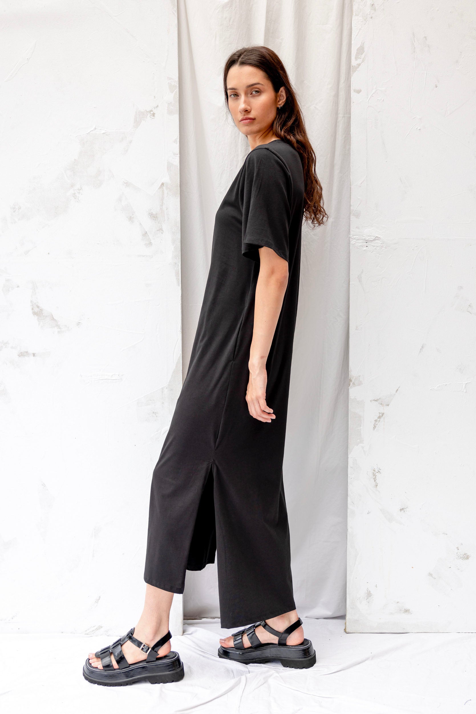 Forage Dress | Black | S - ReCreate Clothing