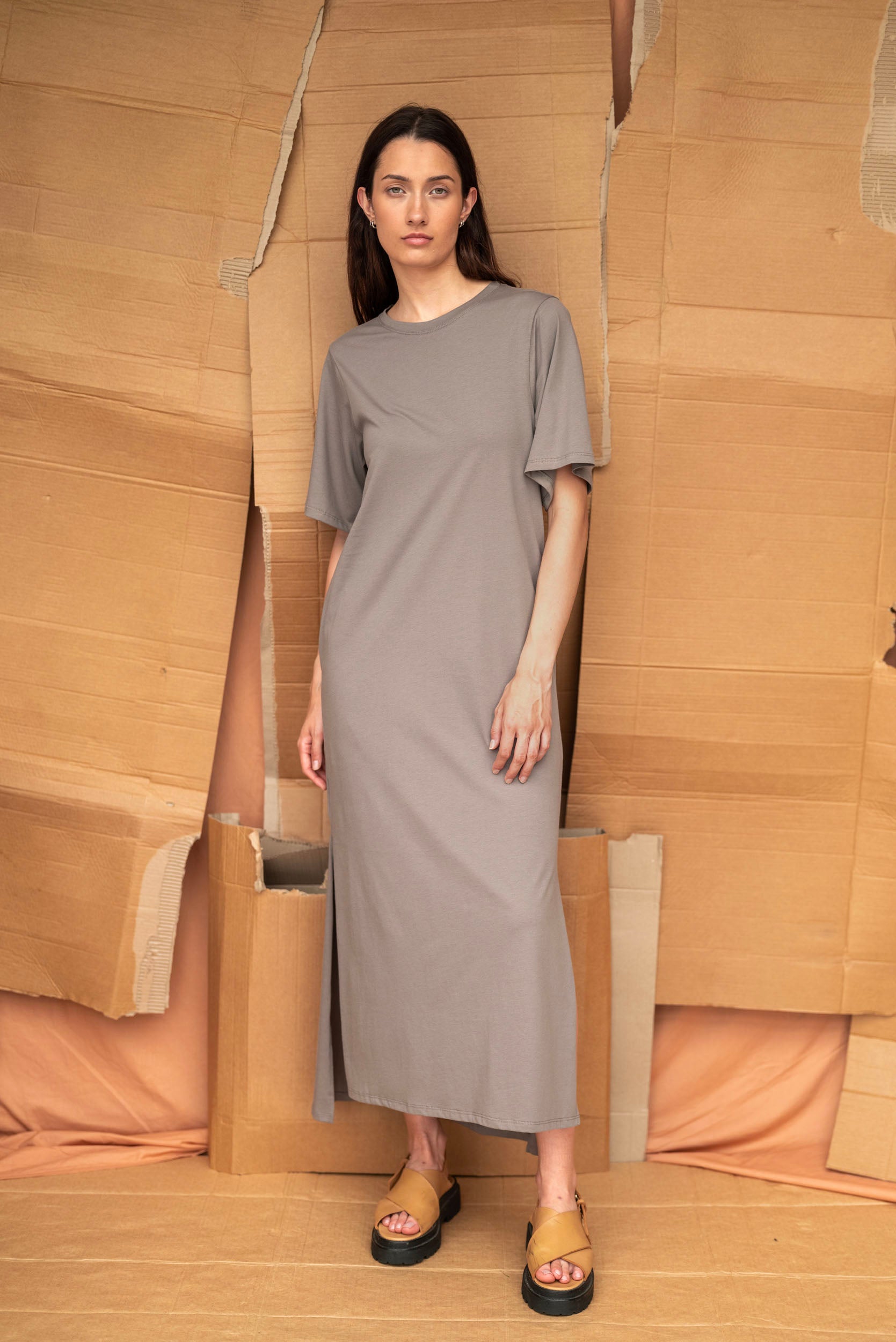 Forage Dress | Grey Sage