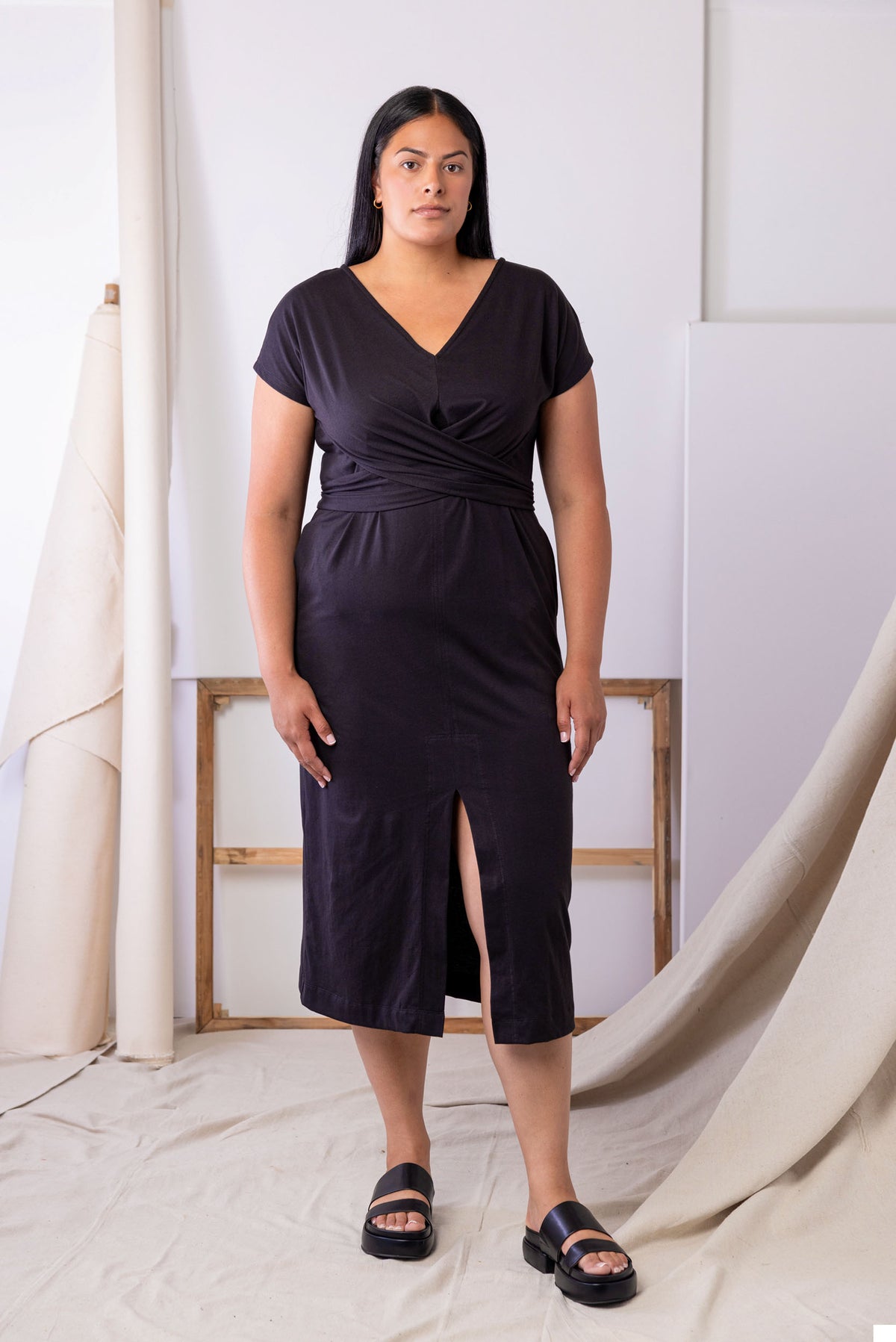 Turn Dress | Black | XS - ReCreate Clothing