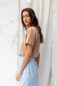 Key Tee | Clay | XS - ReCreate Clothing