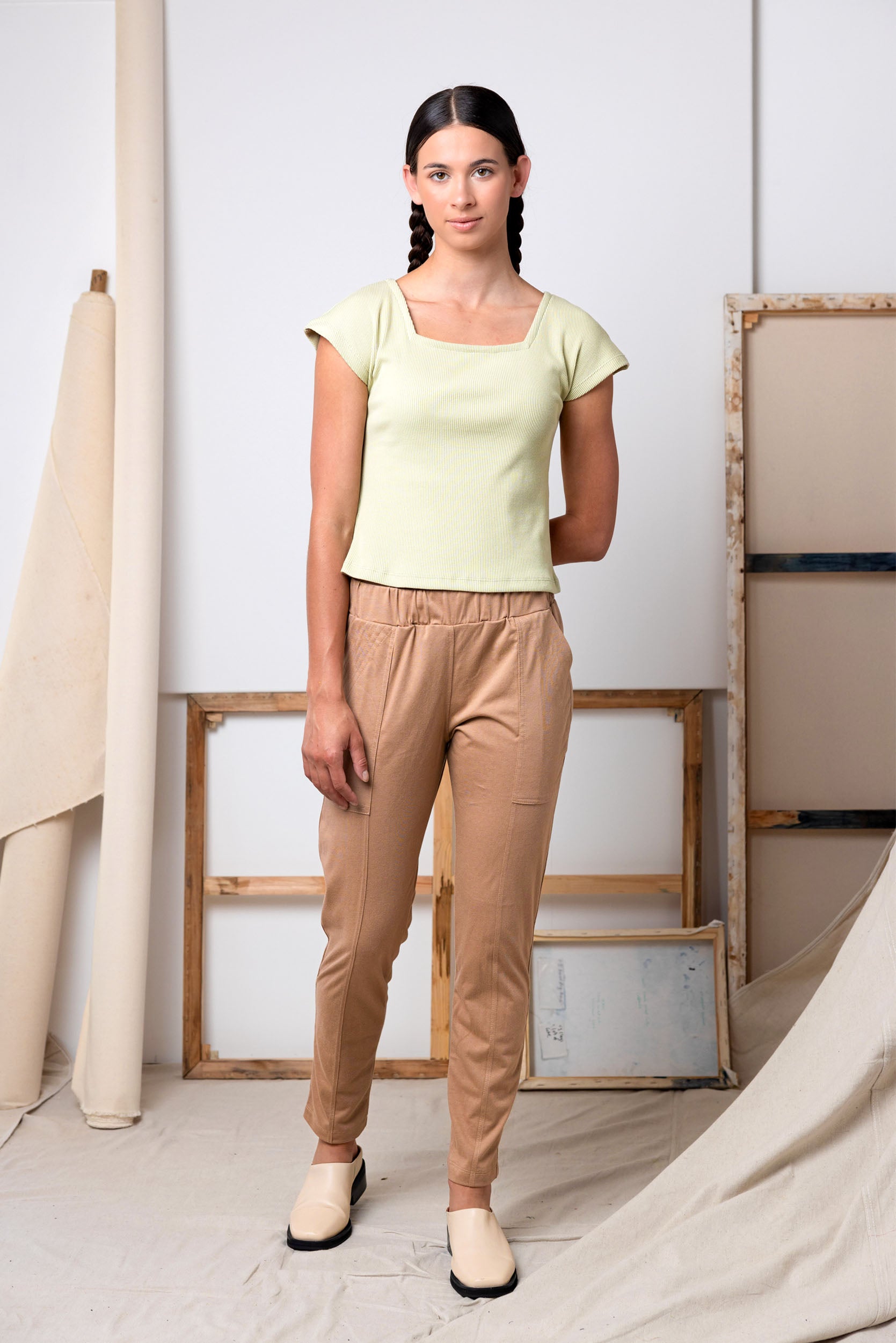 Gabriel Pant | Clay | XS - ReCreate Clothing