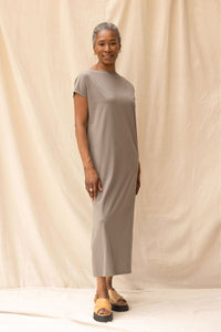 Noah Dress | Grey Sage | S - ReCreate Clothing
