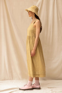 Ash Dress | Daisy Check | S - ReCreate Clothing