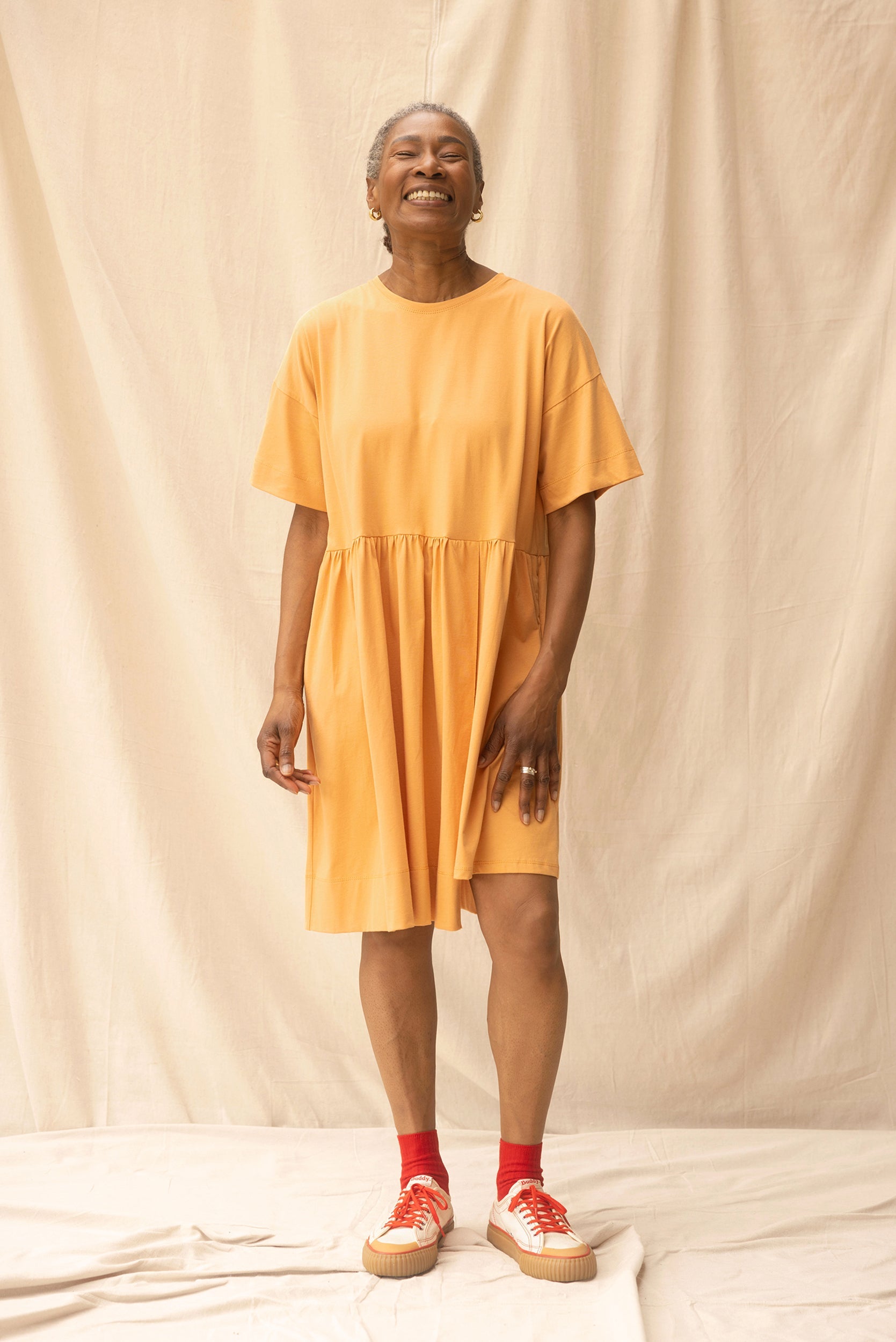 Hobby Dress | Cantaloupe | S - ReCreate Clothing