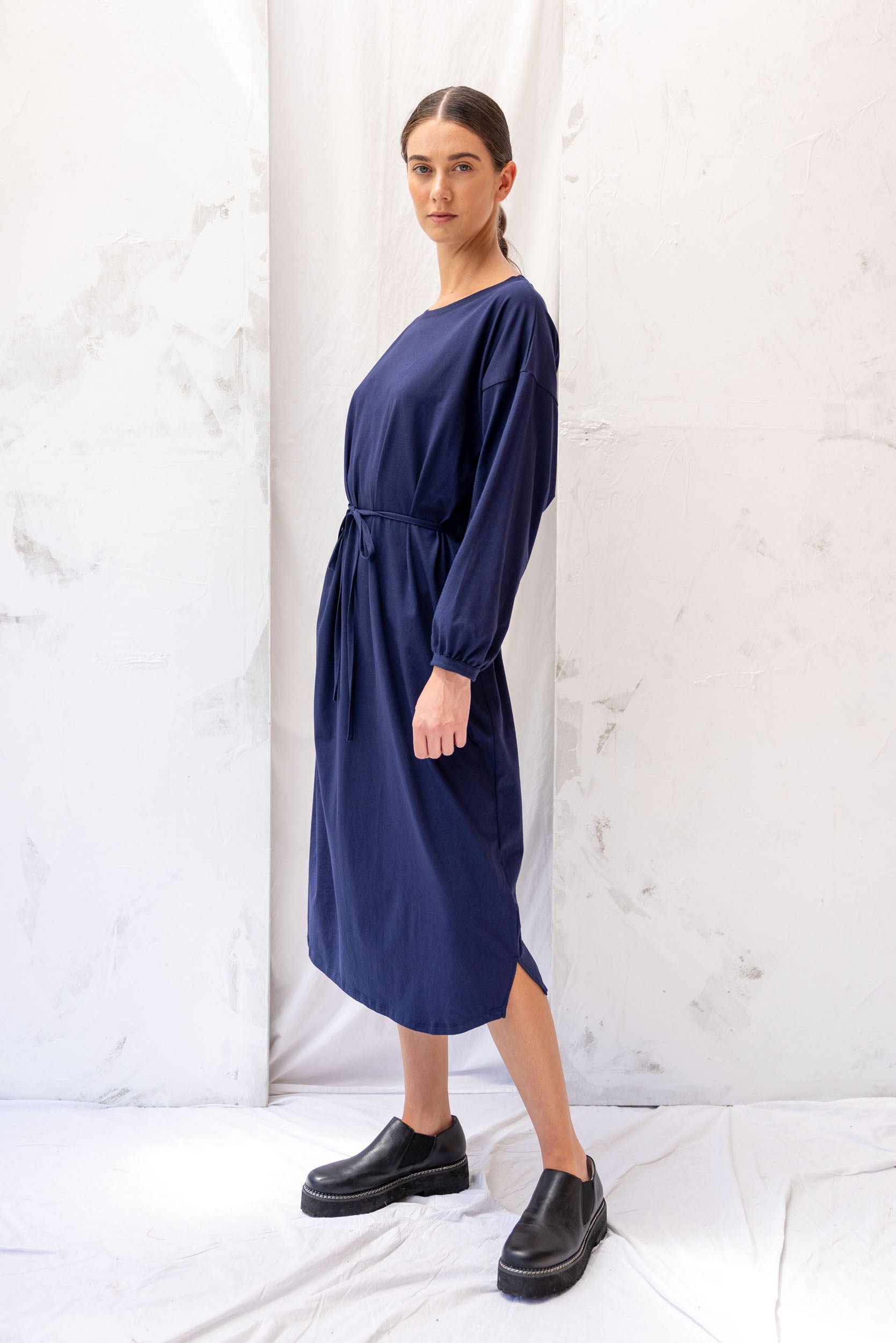 Ahead Dress | Ink | S - ReCreate Clothing