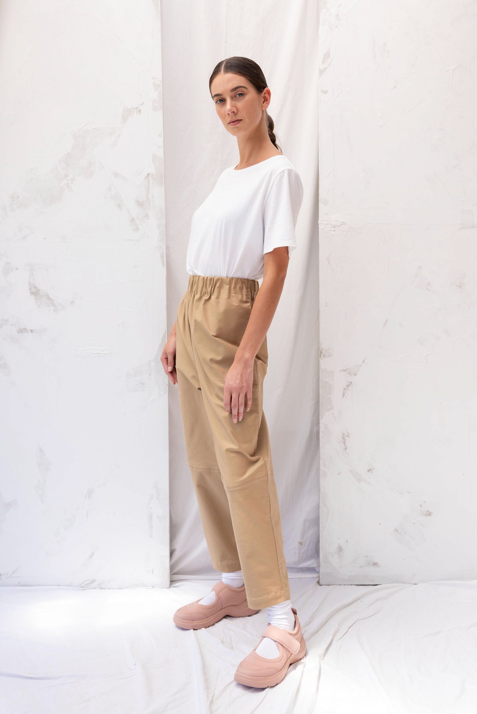 Barrel Pant | Tan