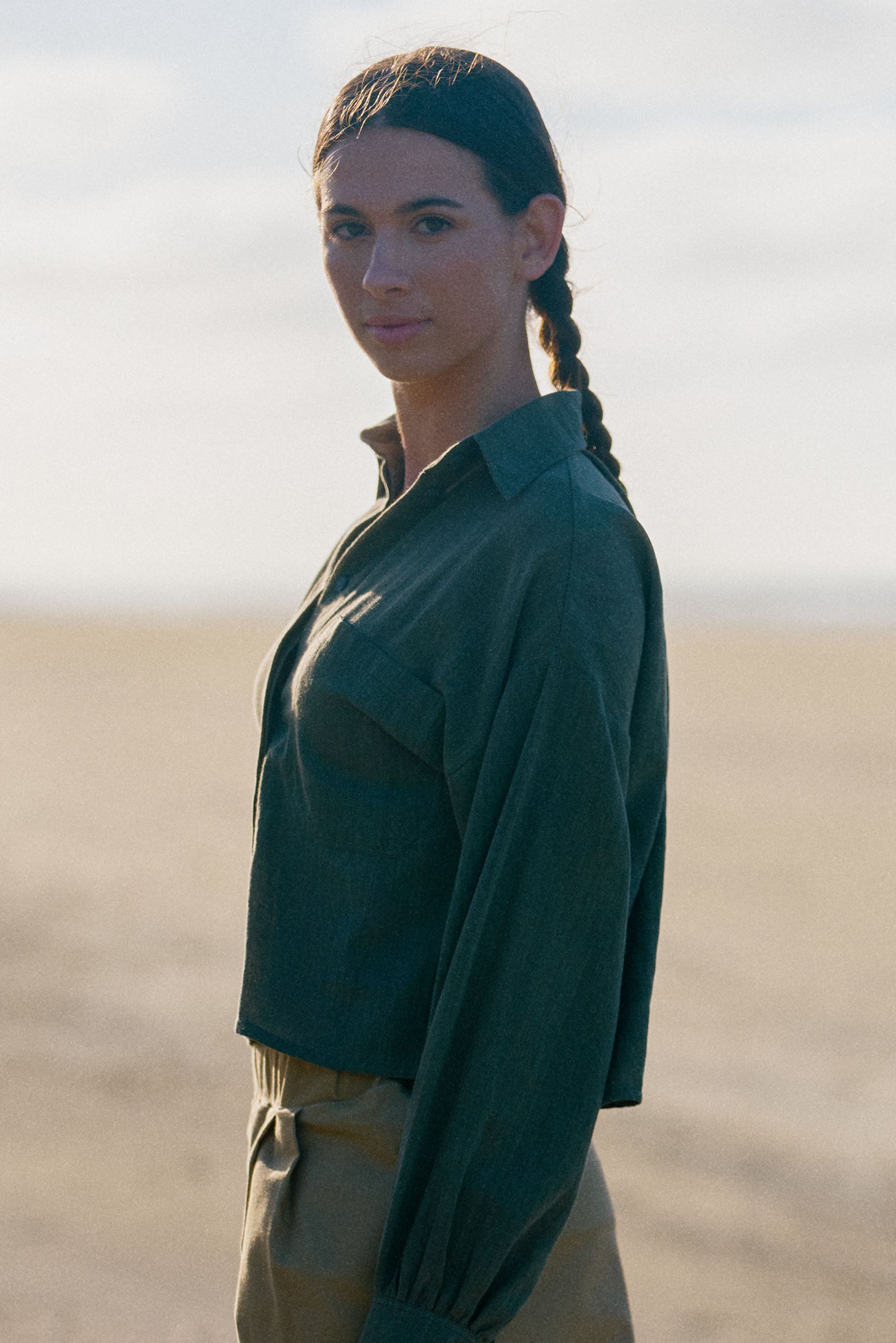 Boxy Shirt | Olive
