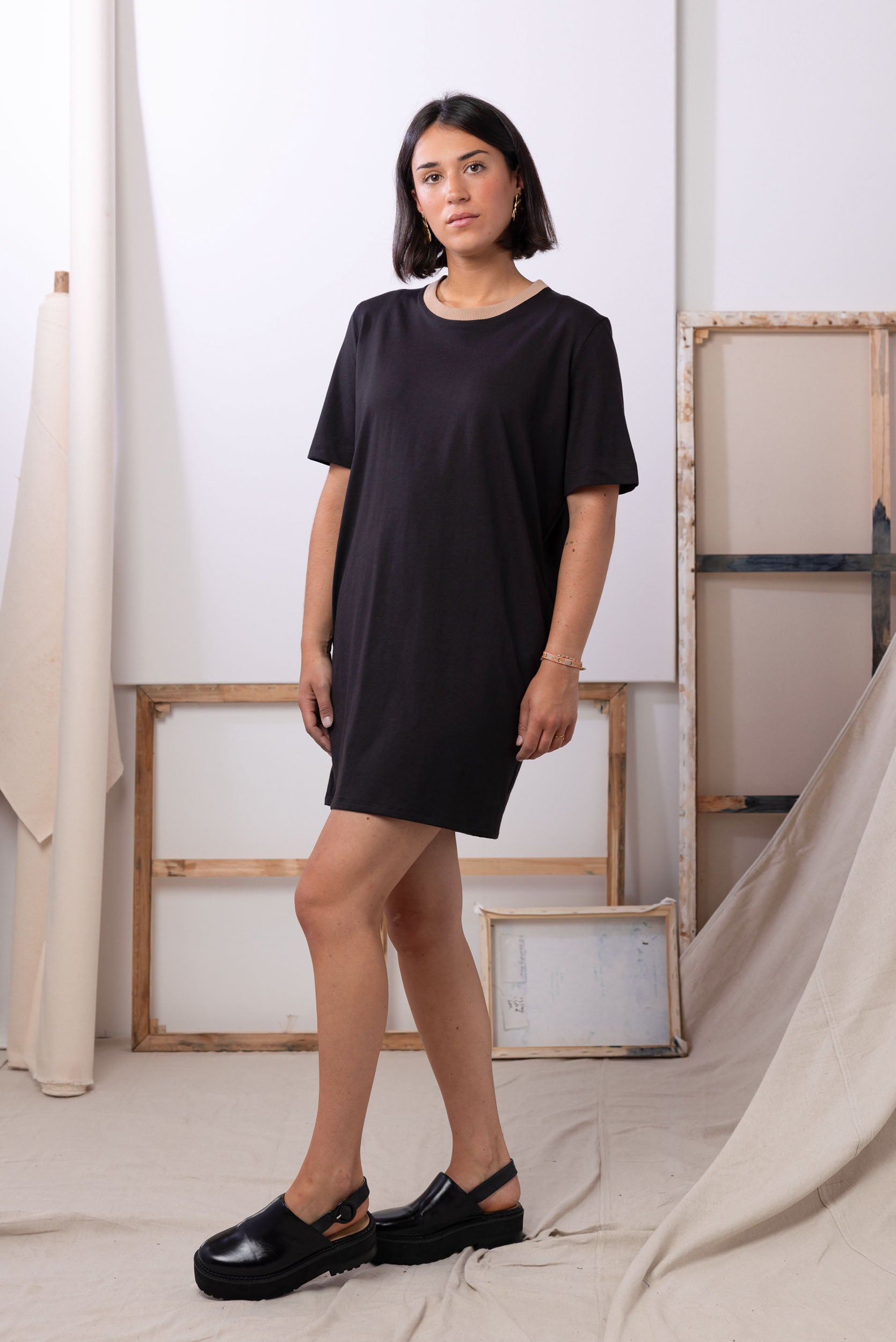 Buddy Tee Dress | Black
