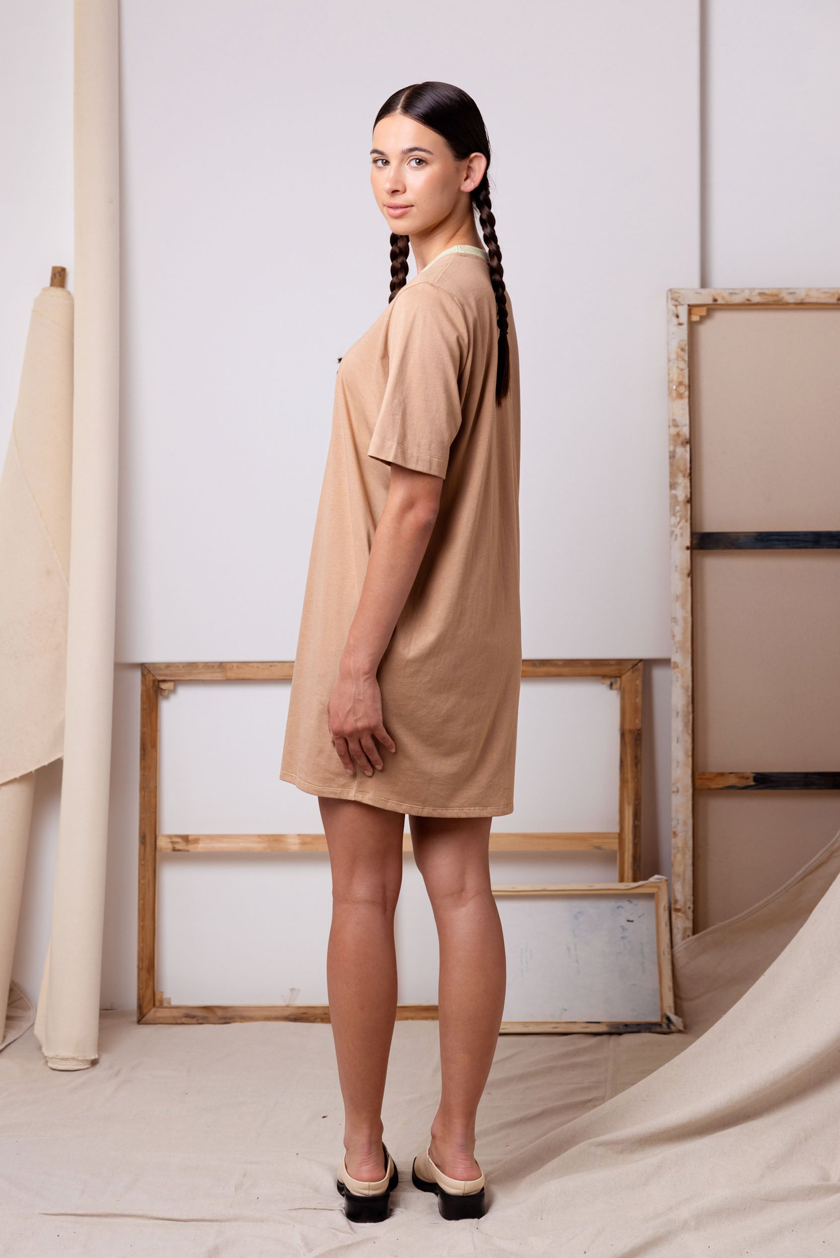 Buddy Tee Dress | Clay