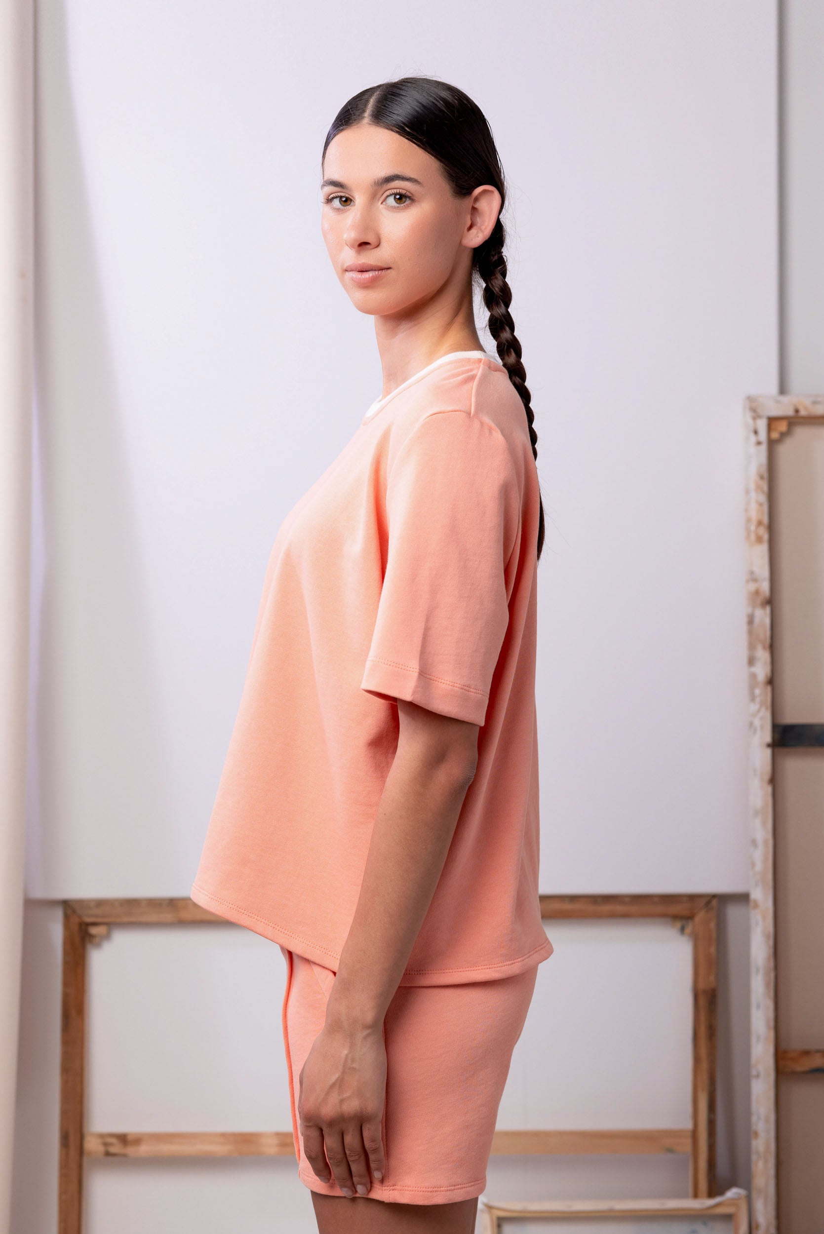 Buddy Sweatshirt Tee | Peony