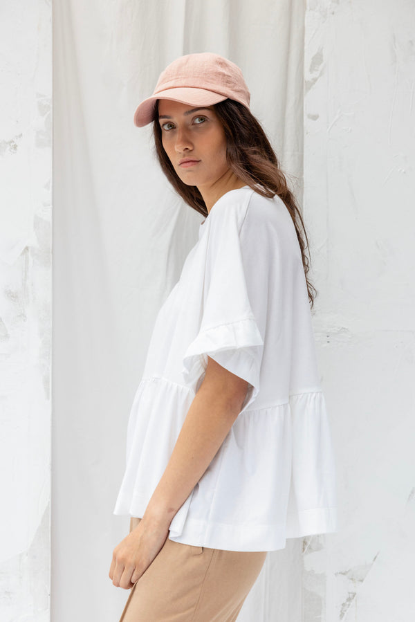 Cascade Top | White | ReCreate Clothing
