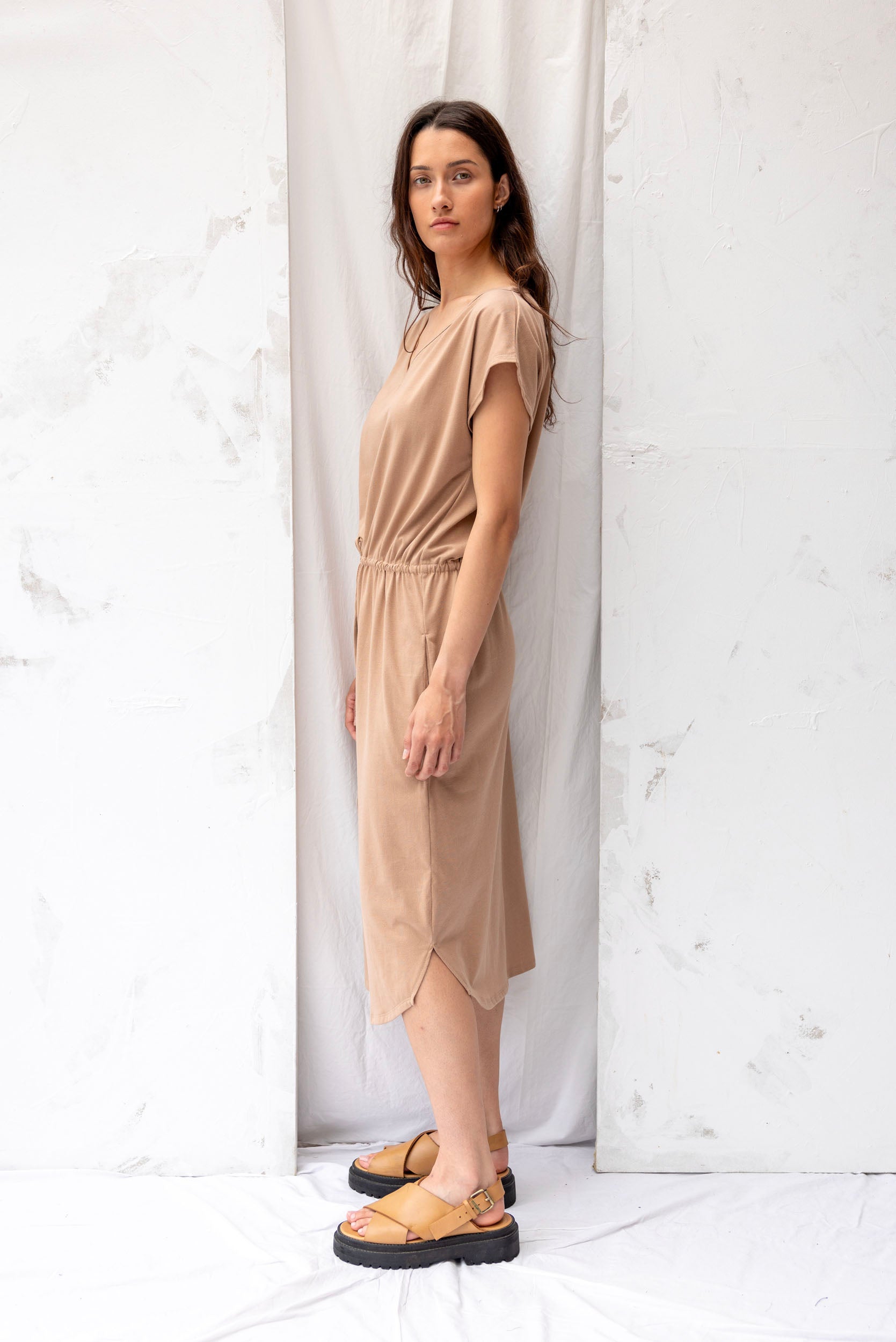 Coco Dress | Clay | S - ReCreate Clothing