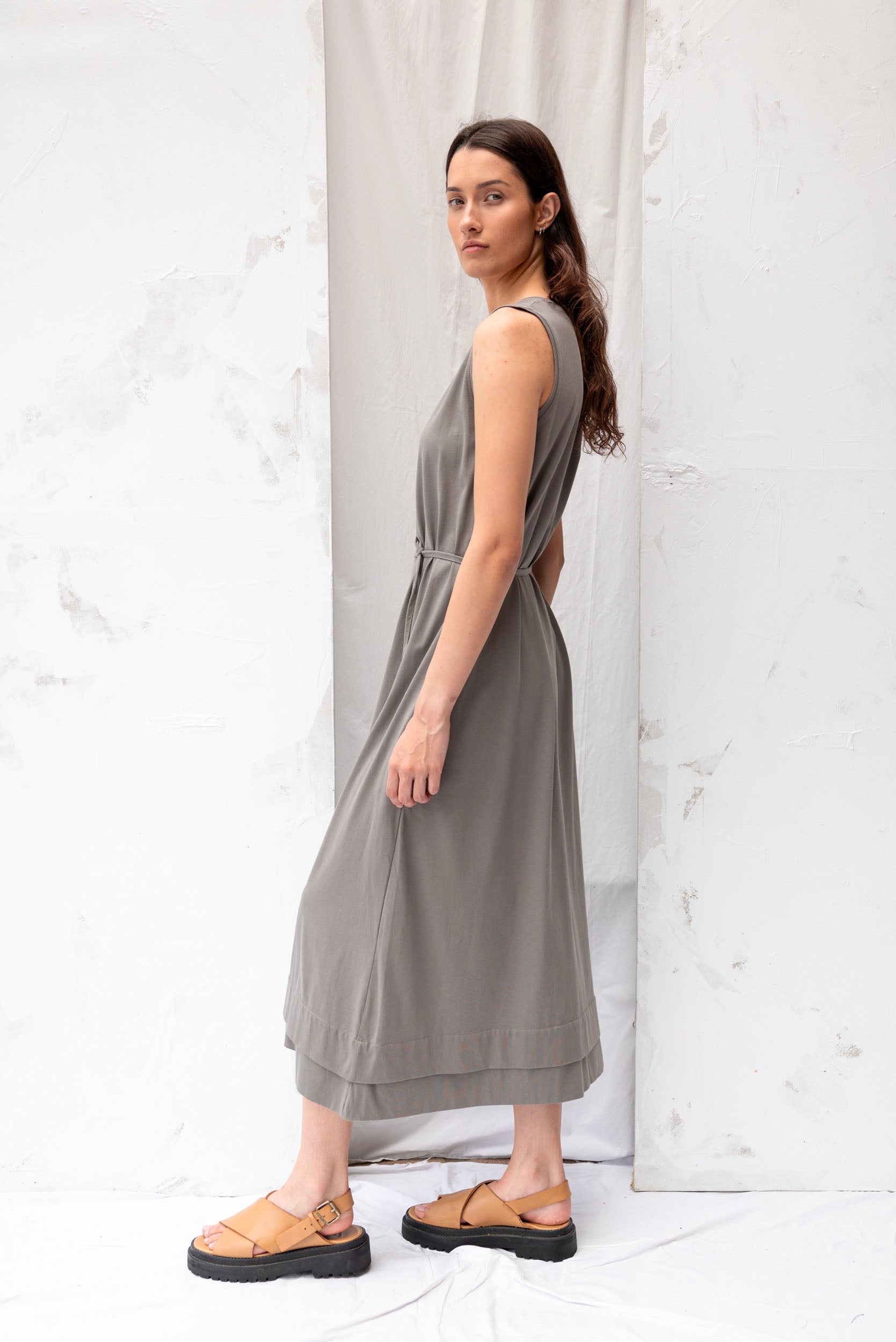 Convoy Dress | Grey Sage