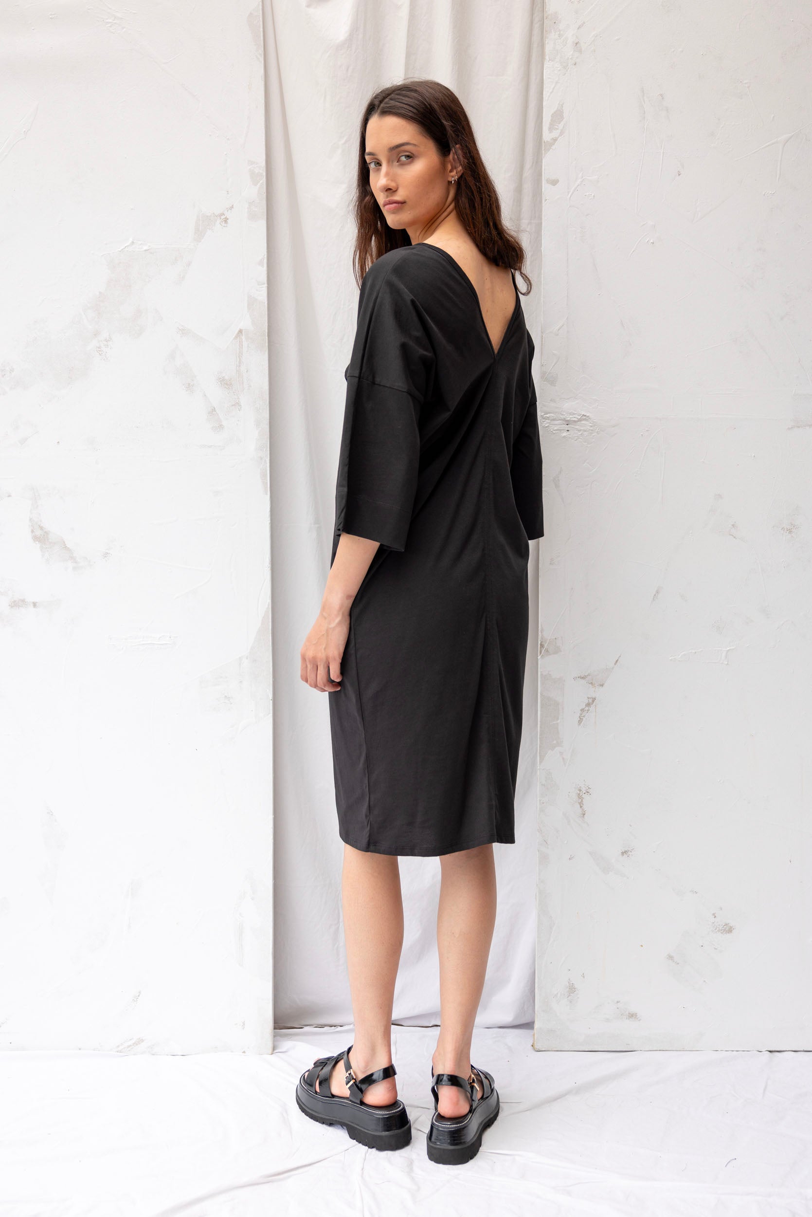 Cove Dress | Black | S - ReCreate Clothing