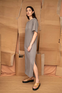 Forage Dress | Grey Sage | XL - ReCreate Clothing