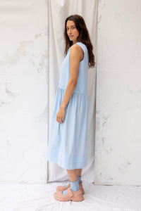 Frankie Dress | Sky Blue | M - ReCreate Clothing