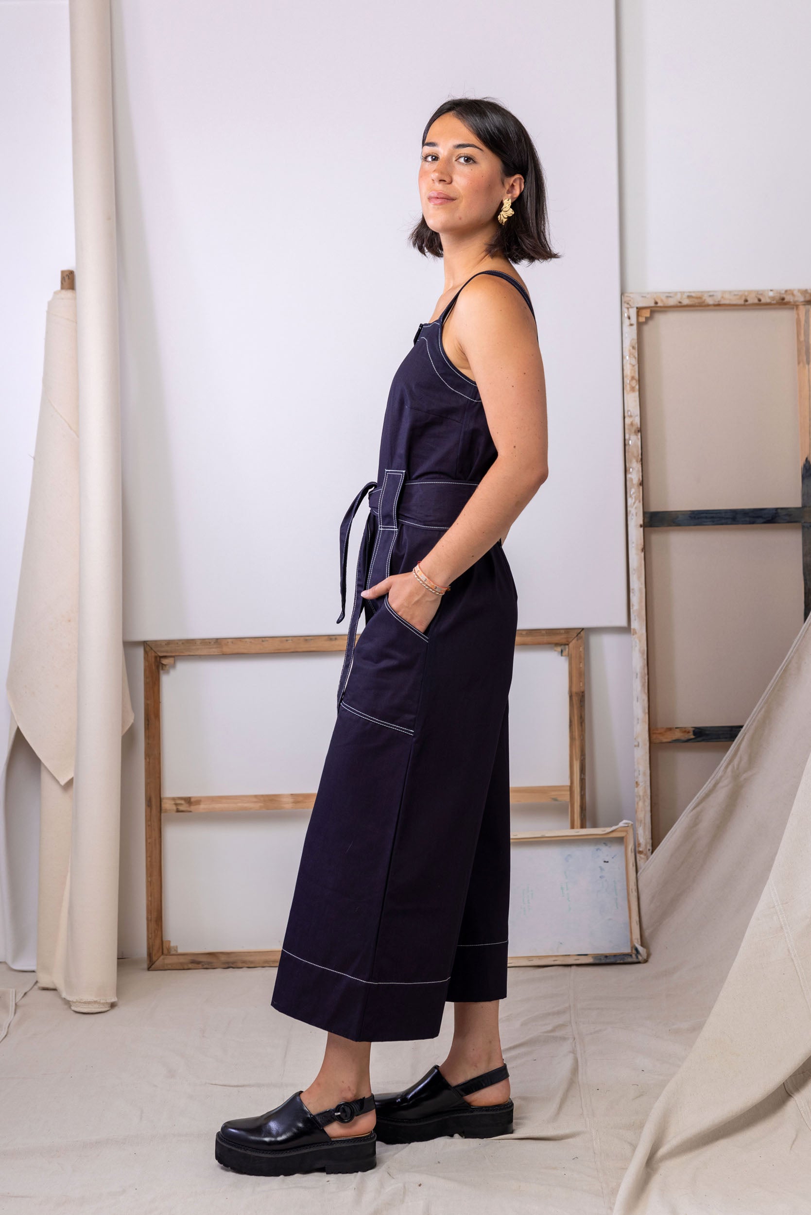 Goldie Jumpsuit | Indigo