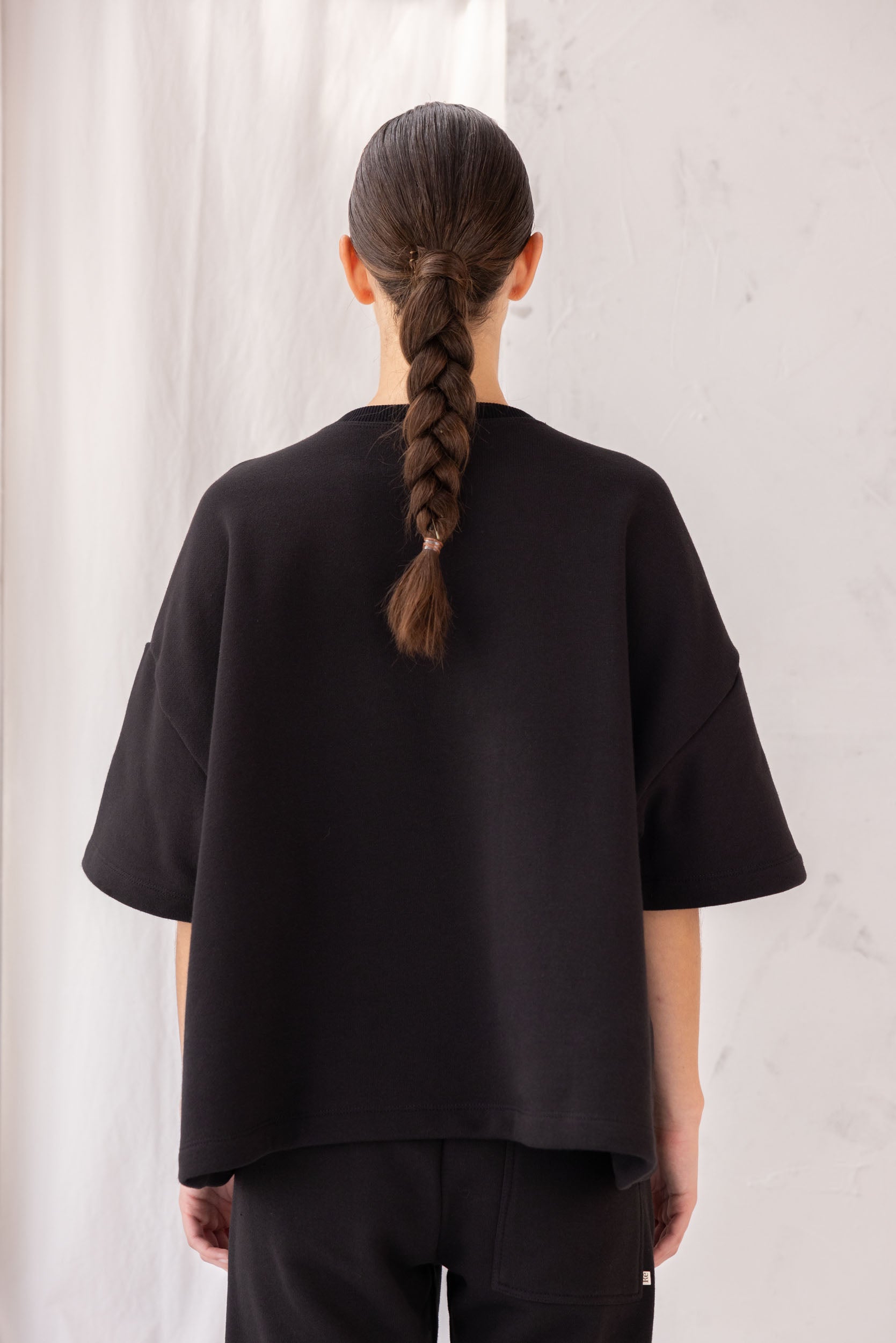 Joy Sweatshirt Tee | Black
