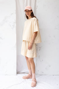 Joy Top | Natural Stripe | L - ReCreate Clothing