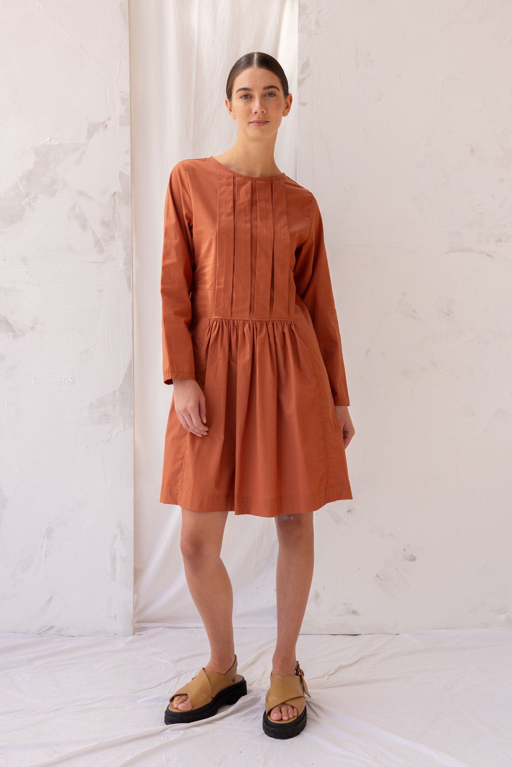 Lois Dress | Burnt Sienna