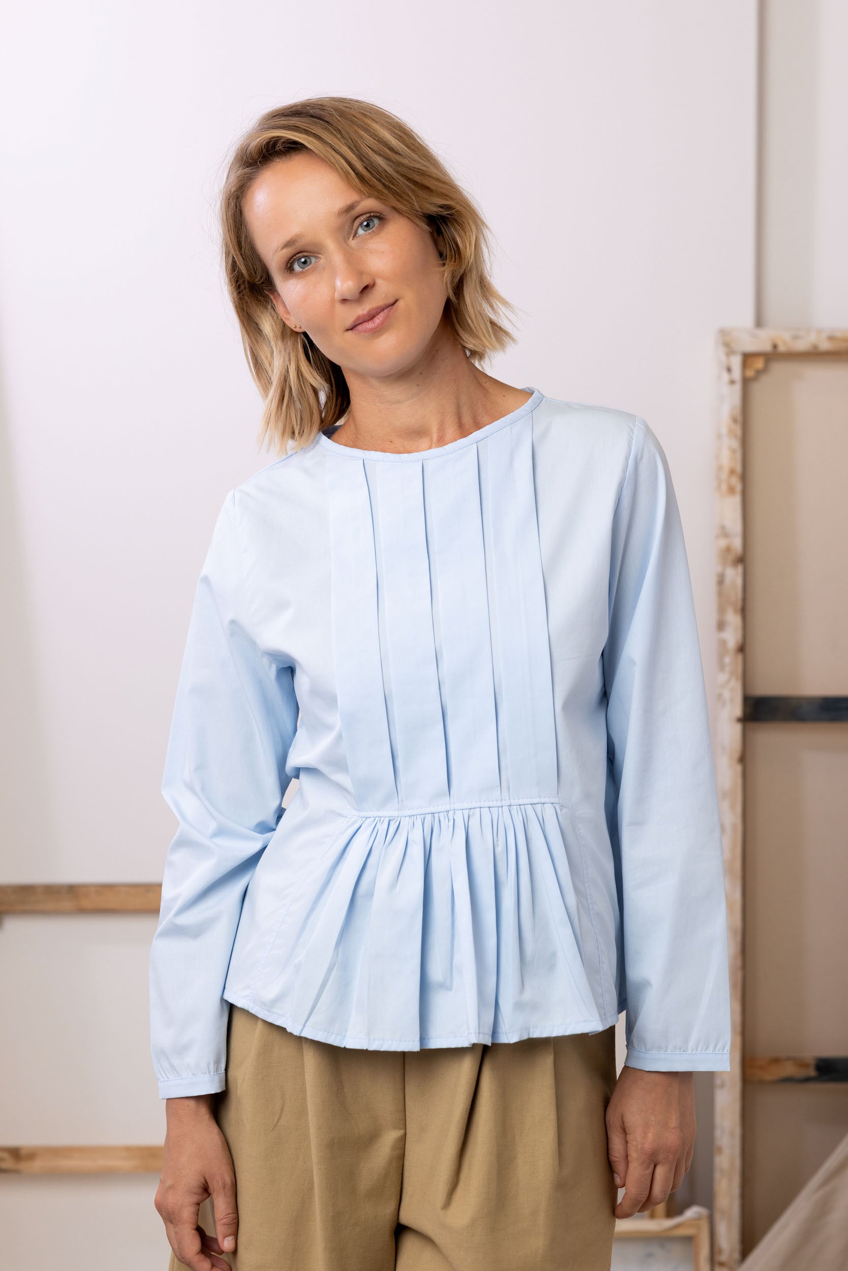 Lois Top | Sky Blue