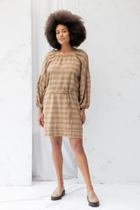 Mahina Dress | Earth Check - ReCreate Clothing