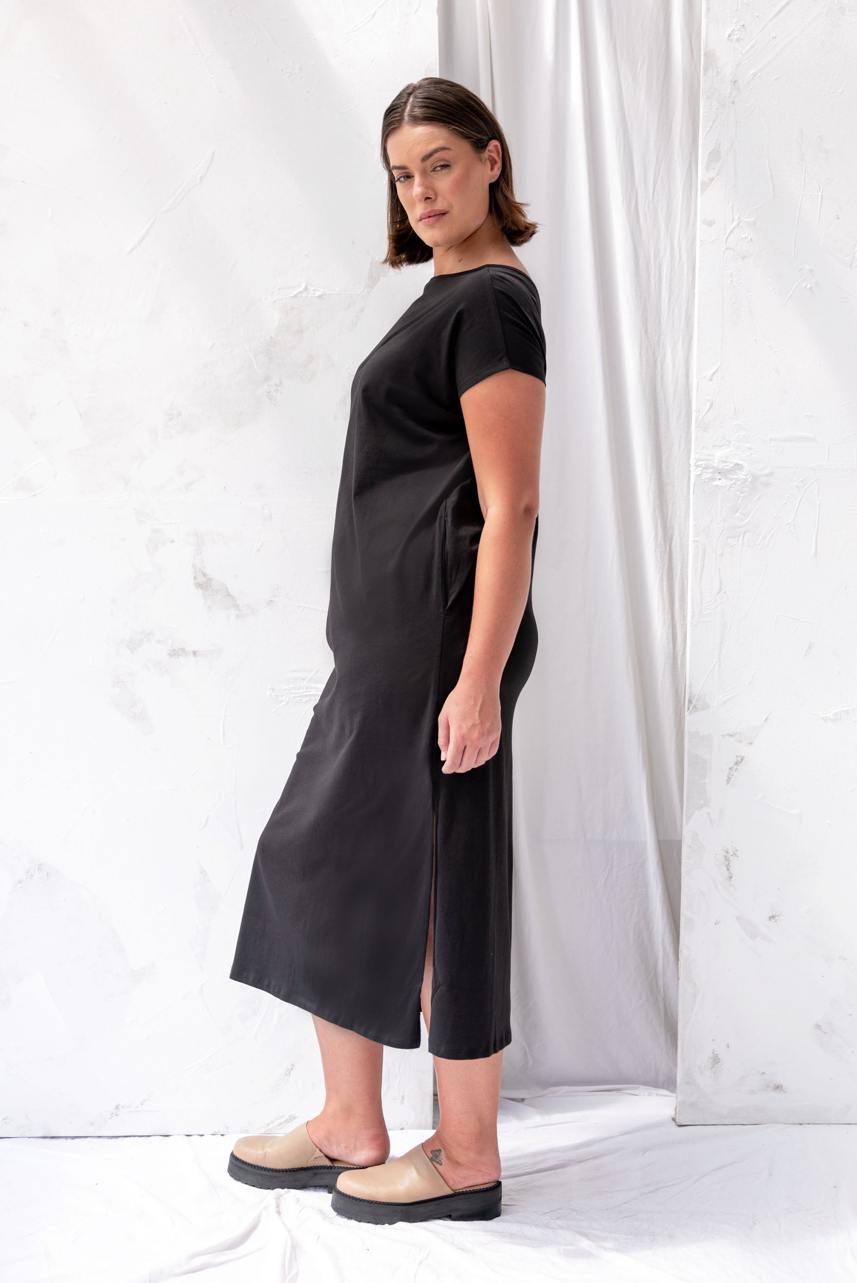 Noah Reversible Dress | Black - ReCreate Clothing