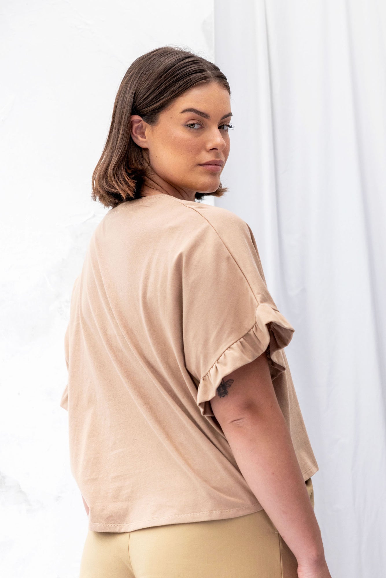 Clothes Ripple Ripple Tee | Clay | ReCreate Clothing