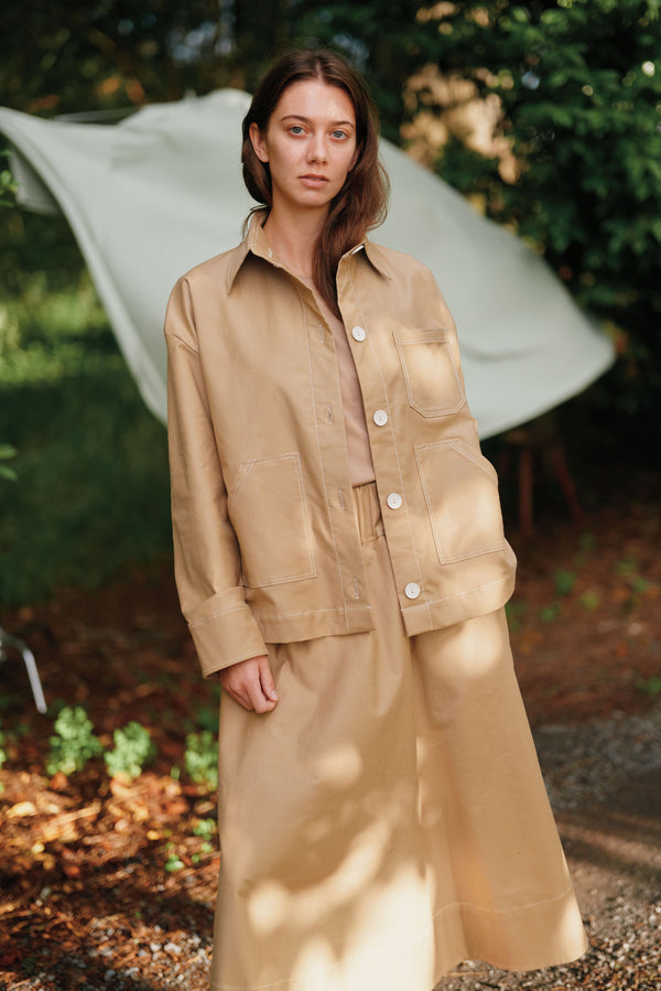 Service Jacket | Tan | ReCreate Clothing