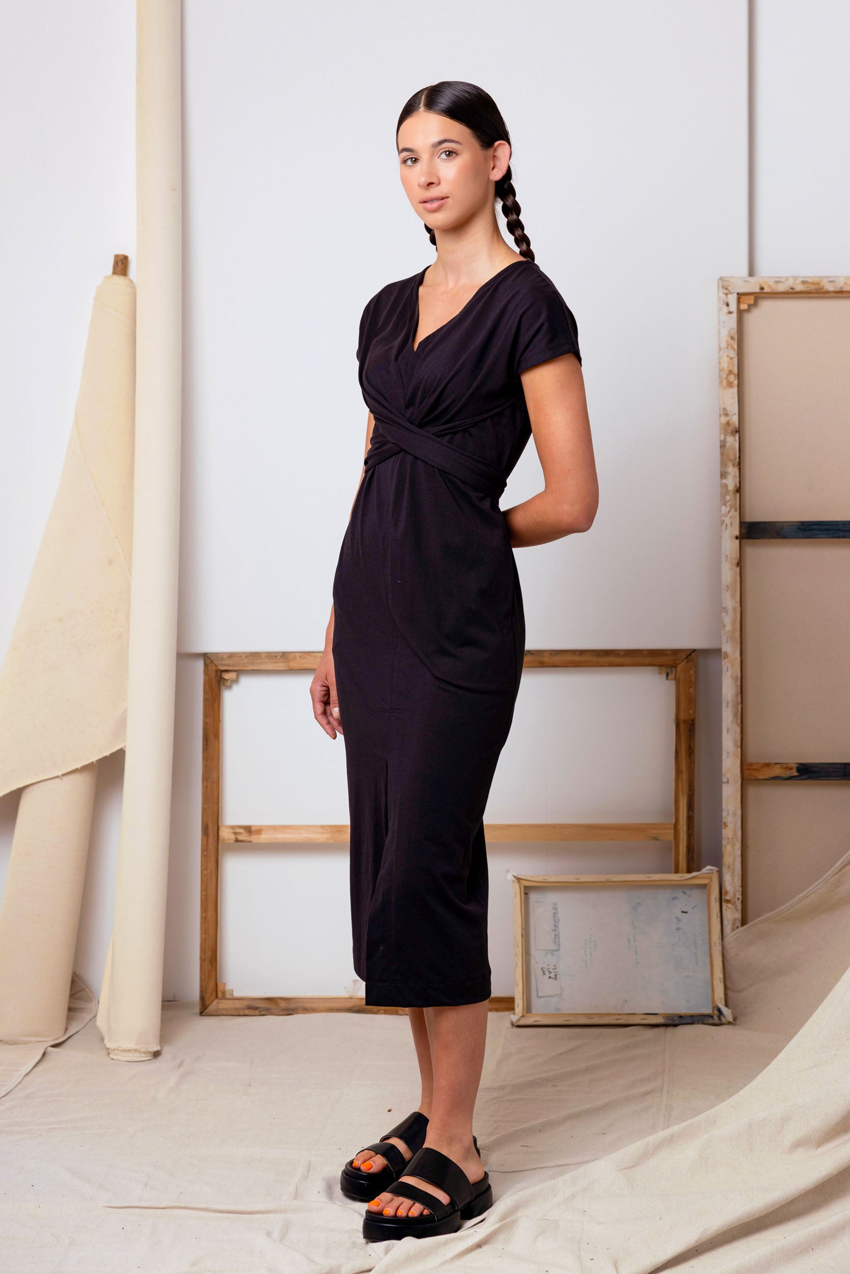 Turn Dress | Black