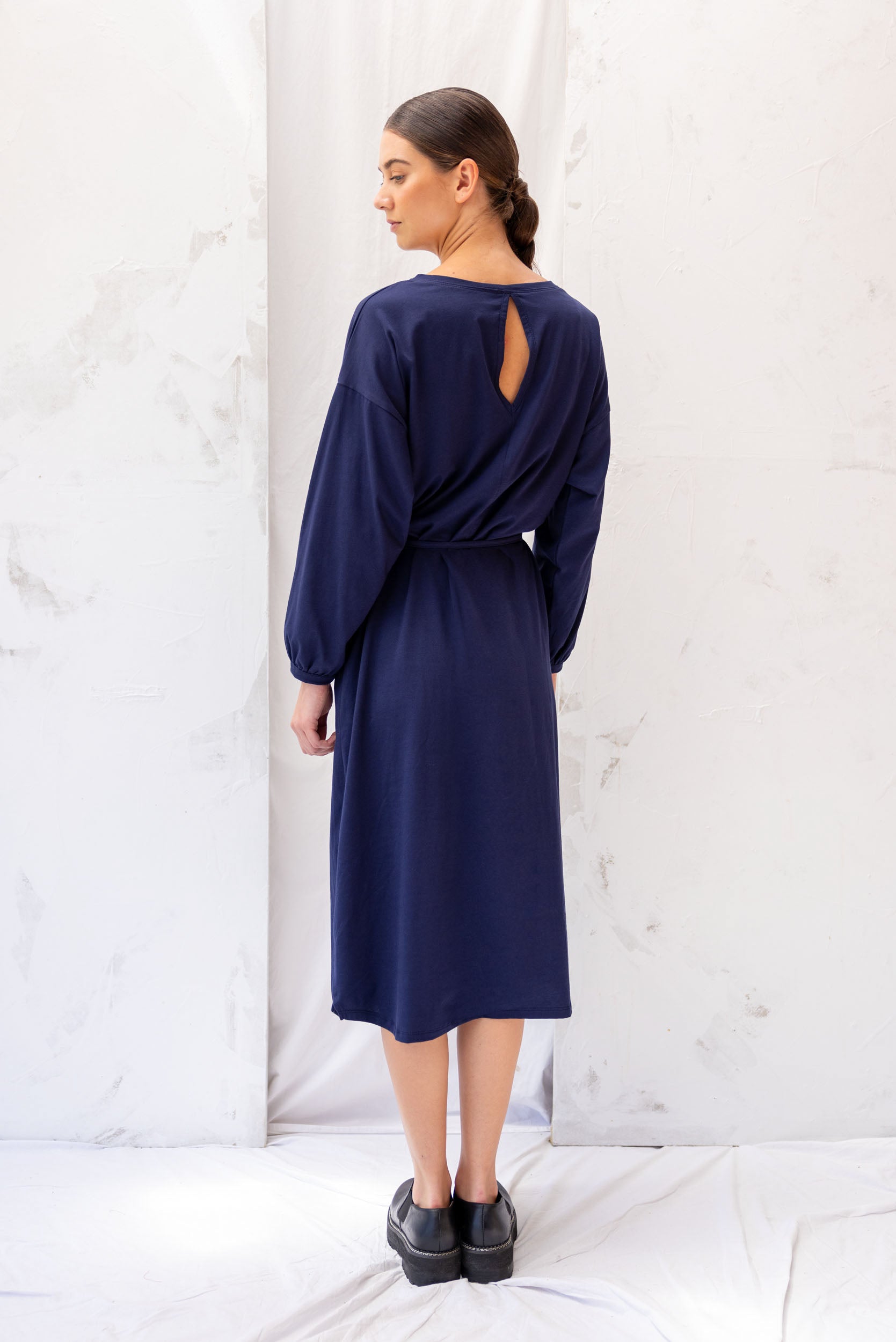 Ahead Dress | Ink | S - ReCreate Clothing