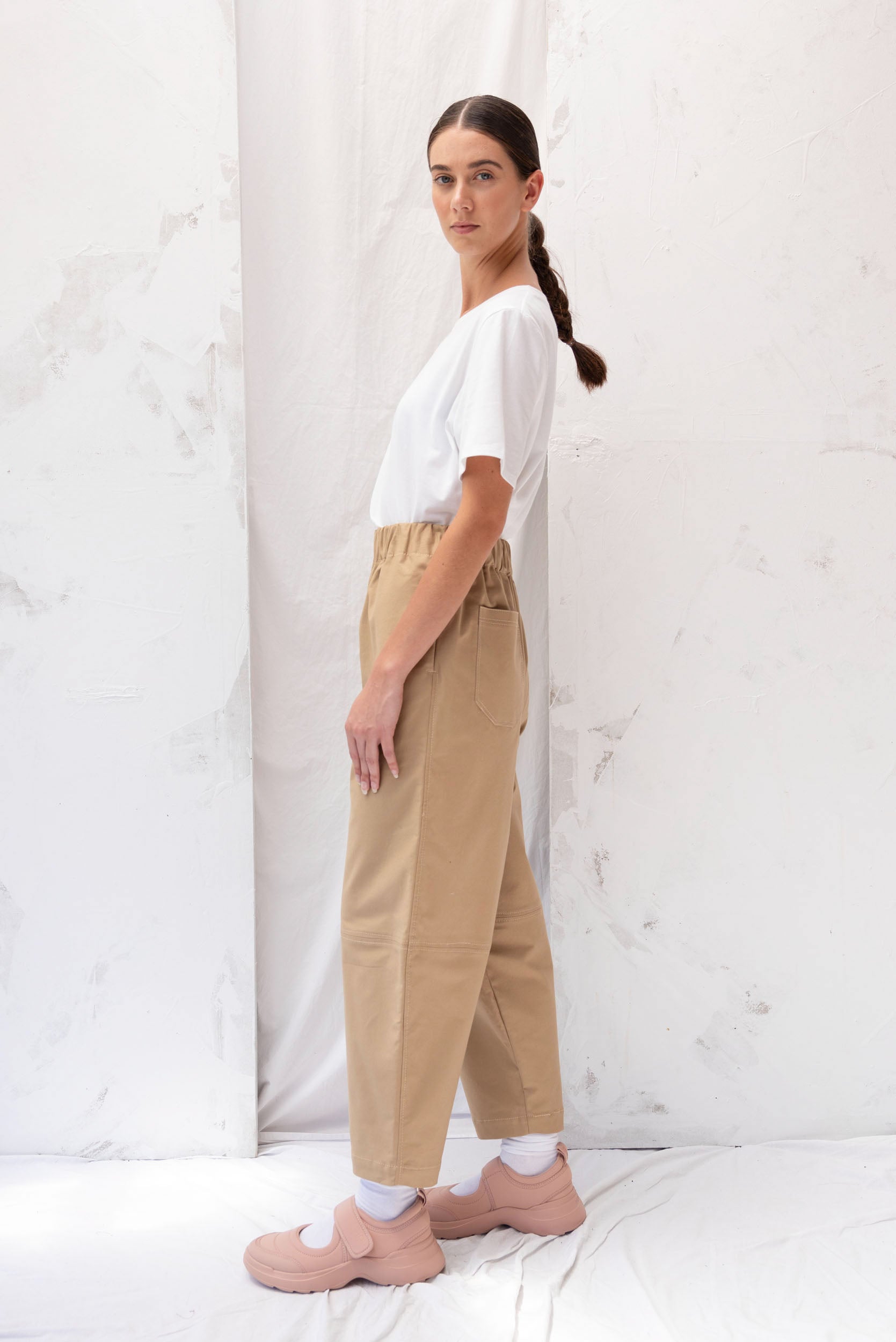 Barrel Pant | Tan