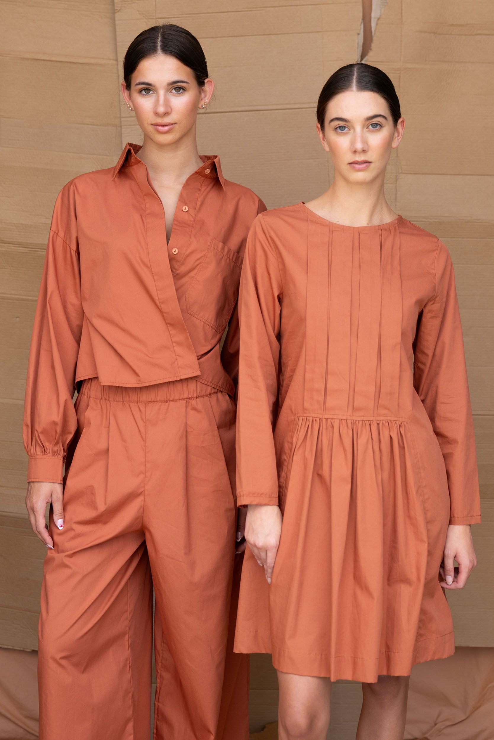 Boxy Shirt | Burnt Sienna | M - ReCreate Clothing