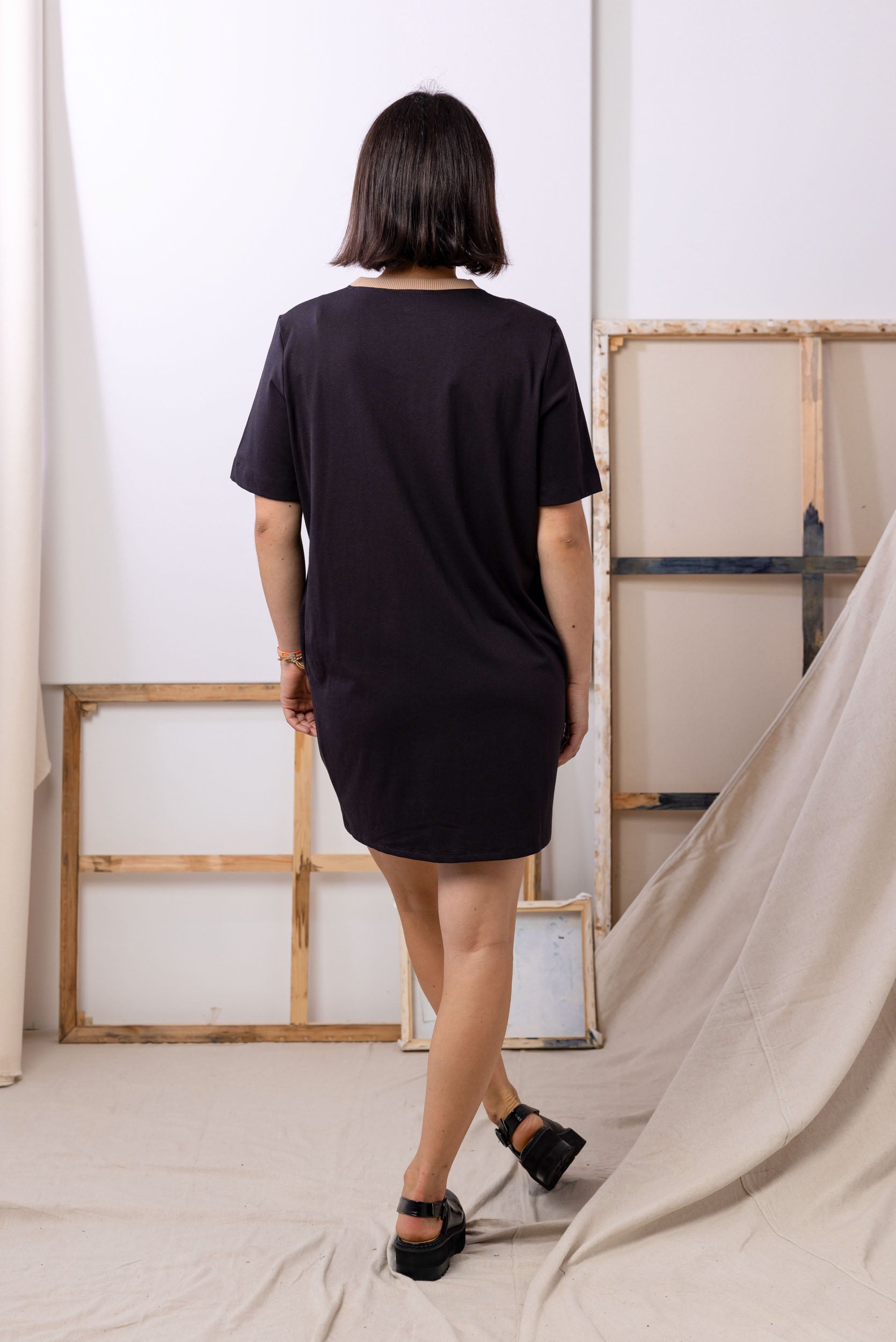 Buddy Tee Dress | Black