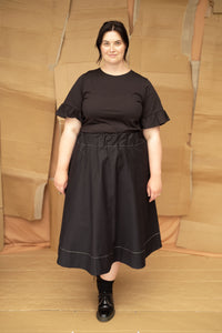 Cas Skirt | Black - ReCreate Clothing