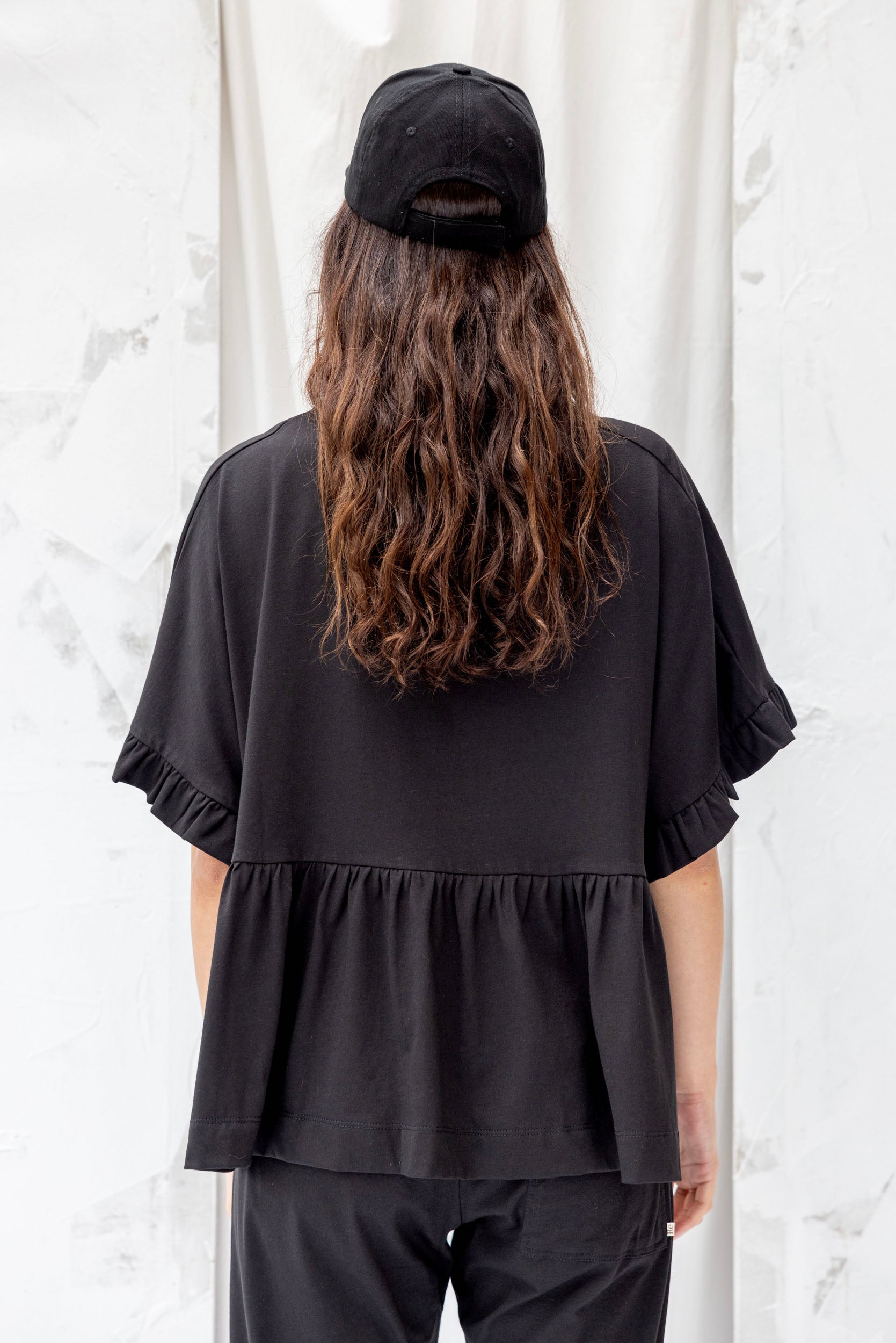Cascade Top | Black | XL - ReCreate Clothing