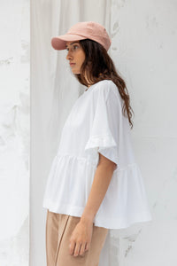 Cascade Top | White | S - ReCreate Clothing