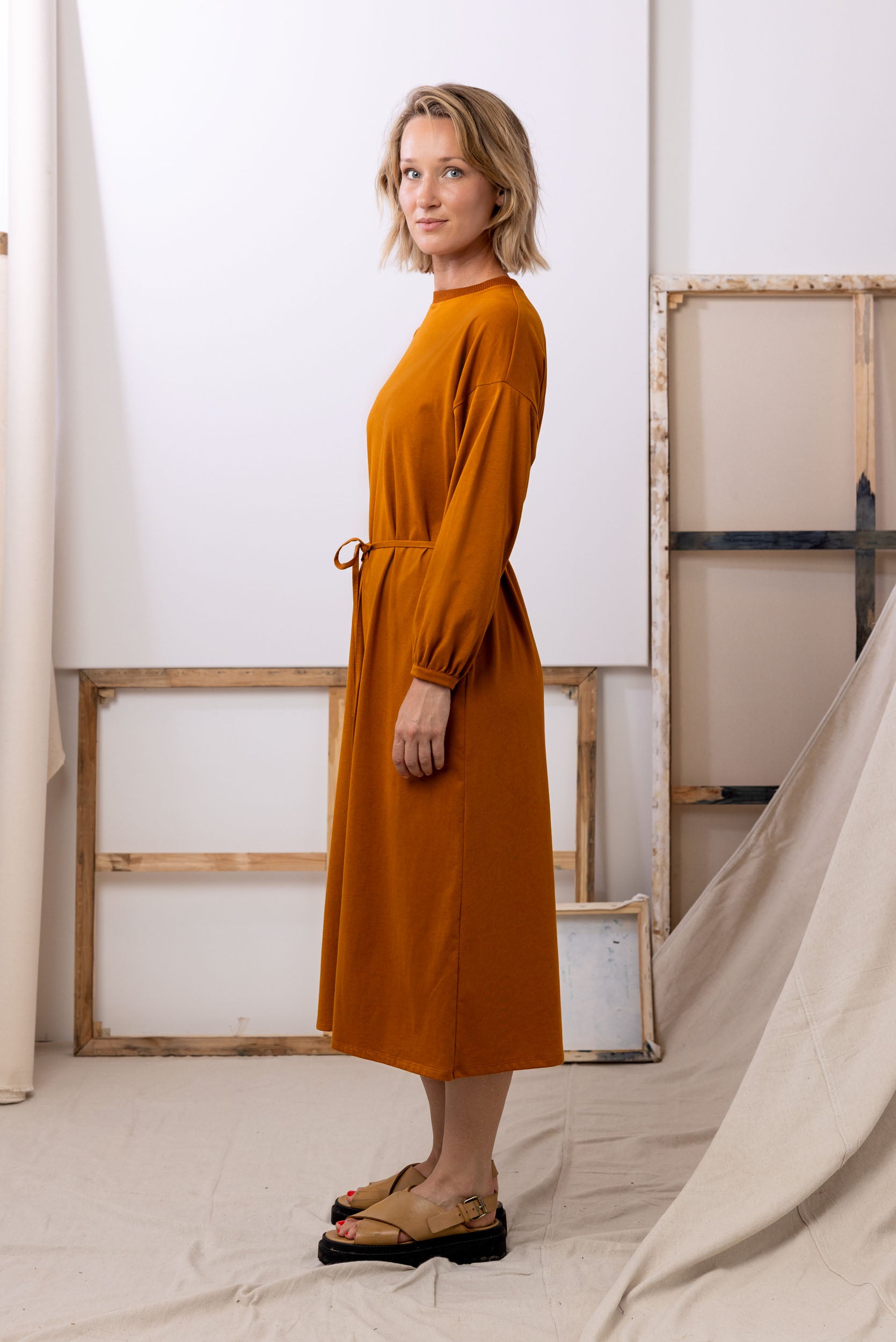 Concord Dress | Rust