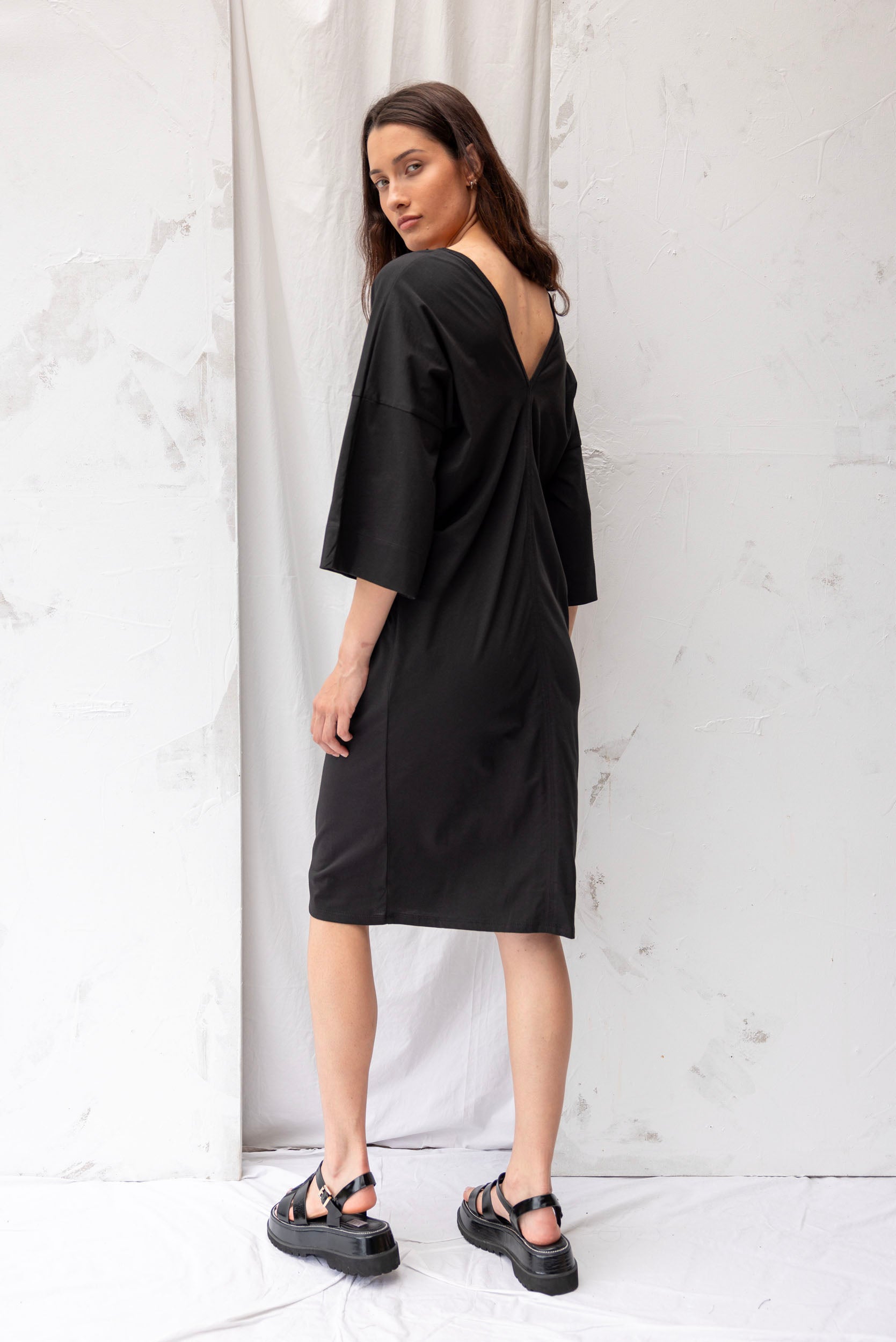 Cove Dress | Black | S - ReCreate Clothing