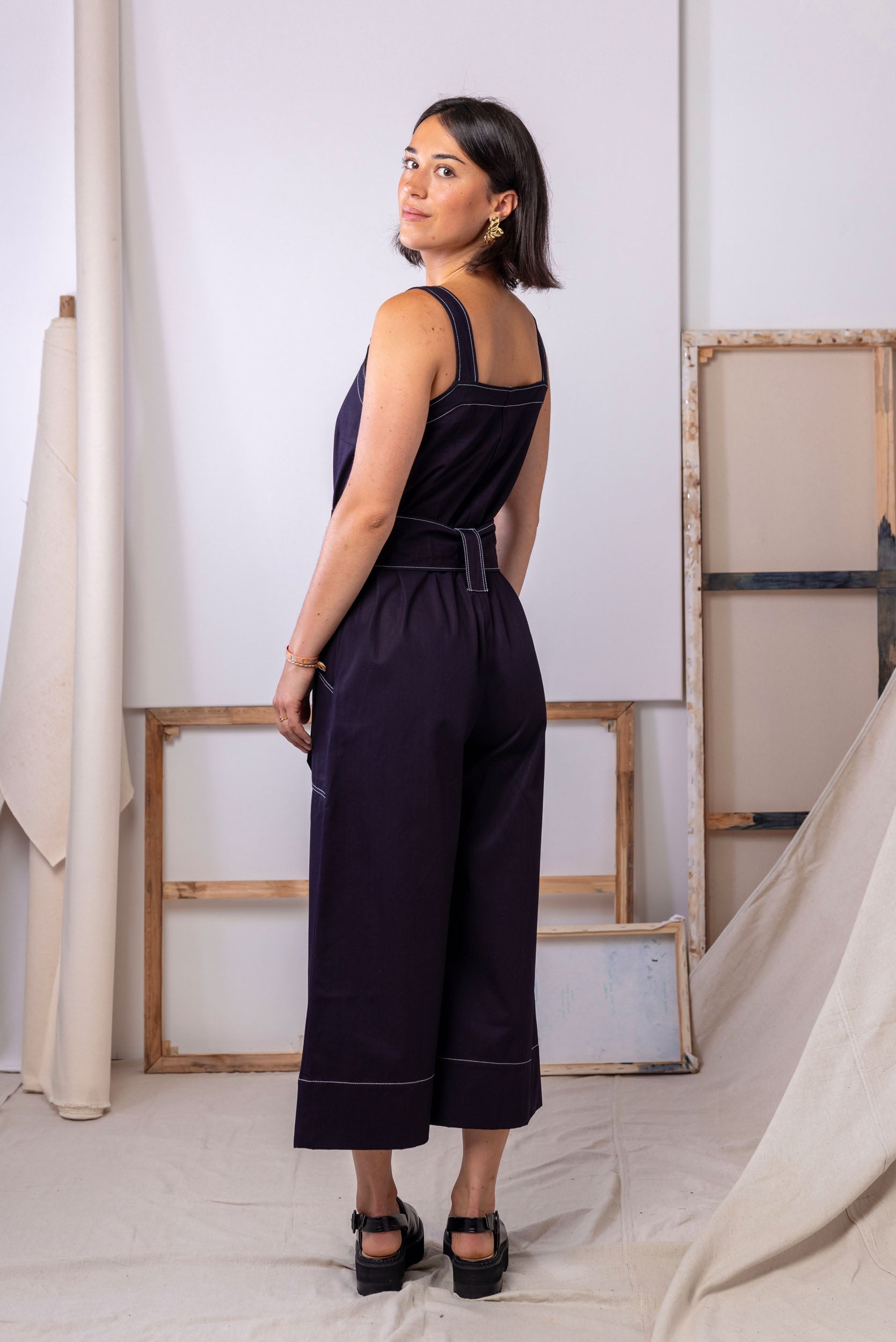 Goldie Jumpsuit | Indigo | XS - ReCreate Clothing