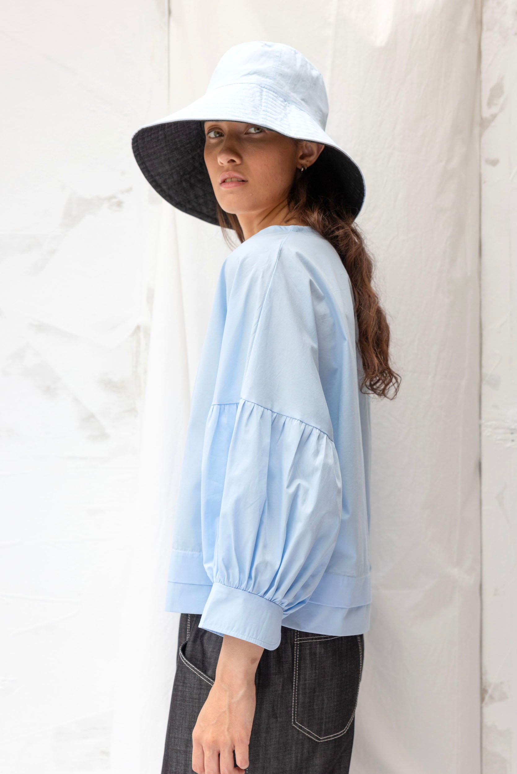 Thursday Top | Sky Blue | S - ReCreate Clothing