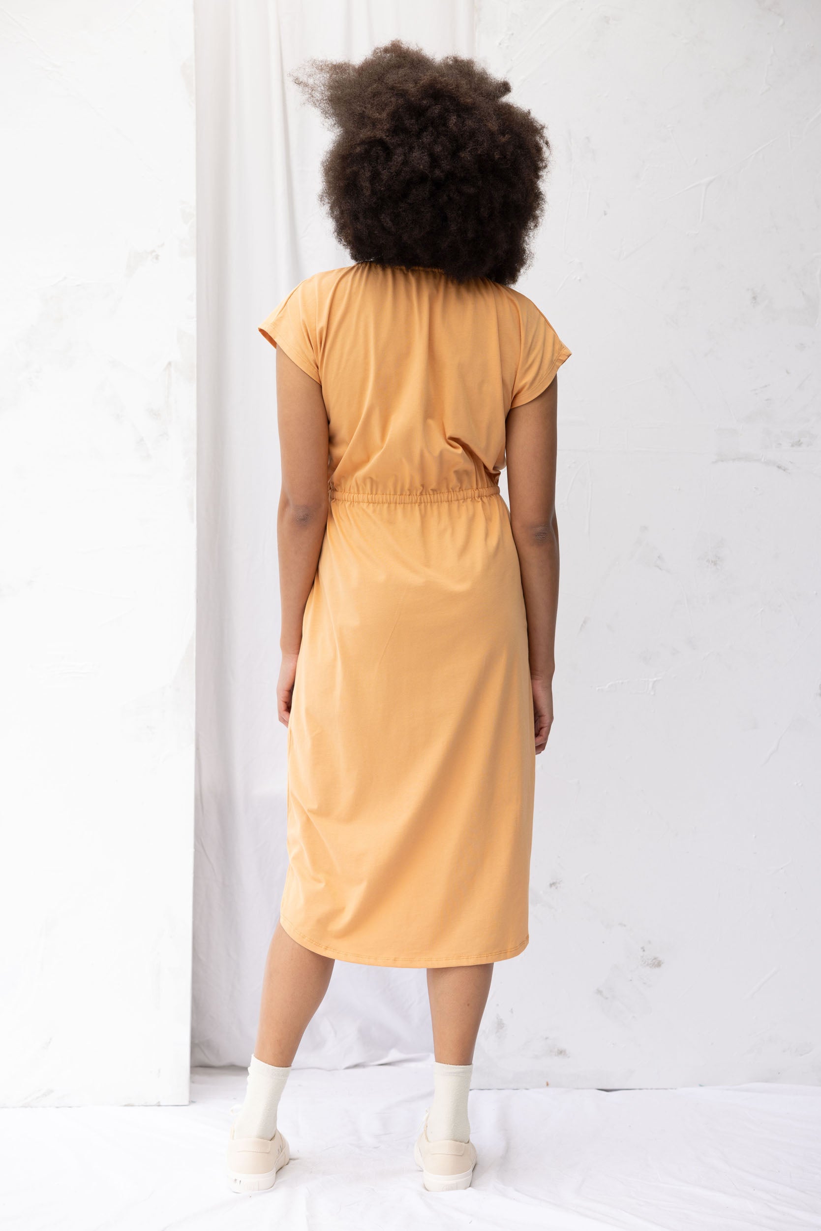 Remmy Dress | Cantaloupe - ReCreate Clothing