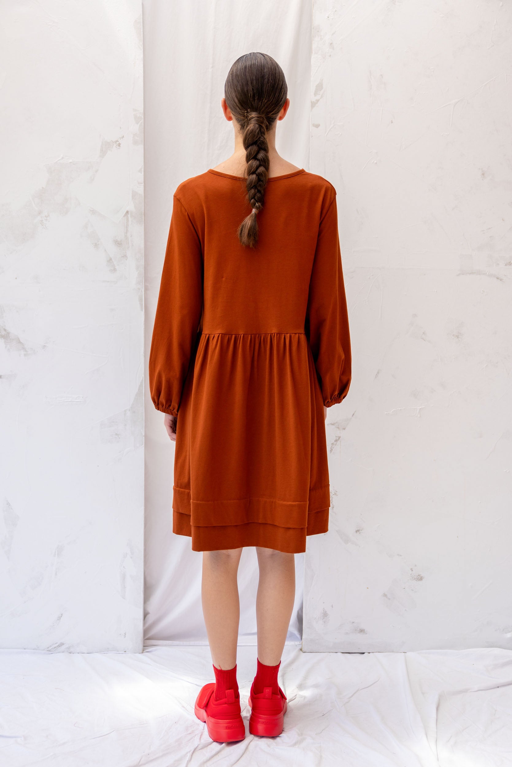 Sebastian Dress | Chestnut | S - ReCreate Clothing