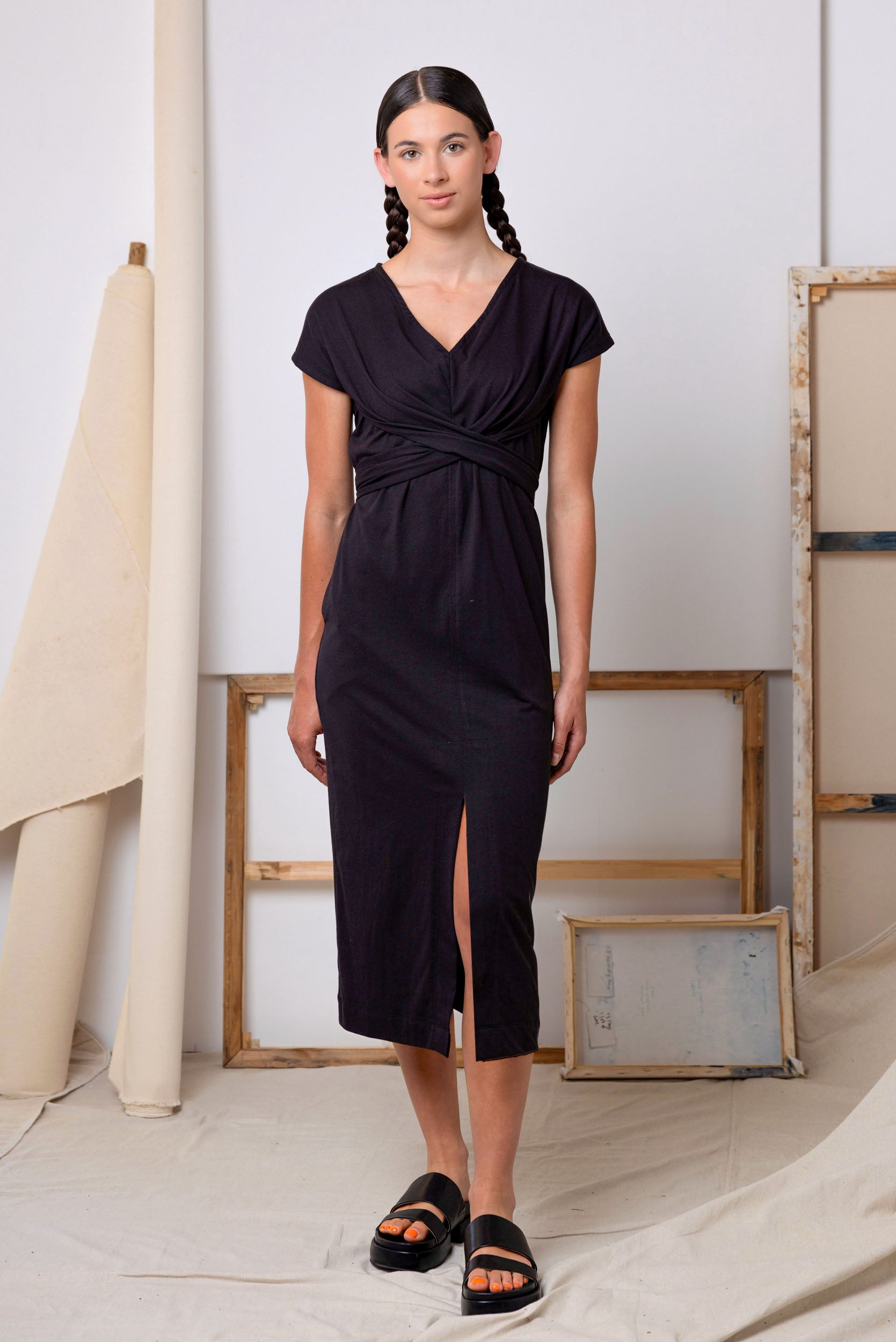 Turn Dress | Black
