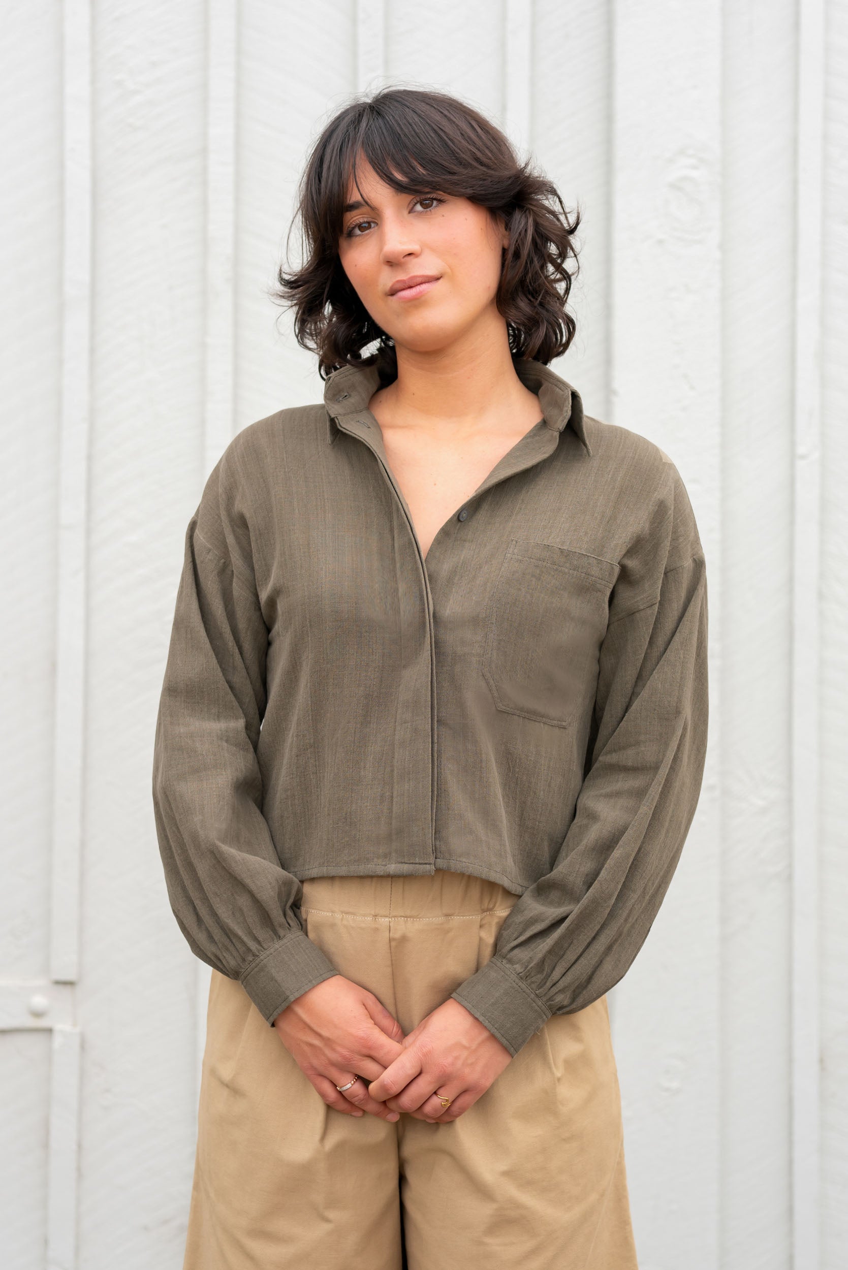 Boxy Shirt | Olive