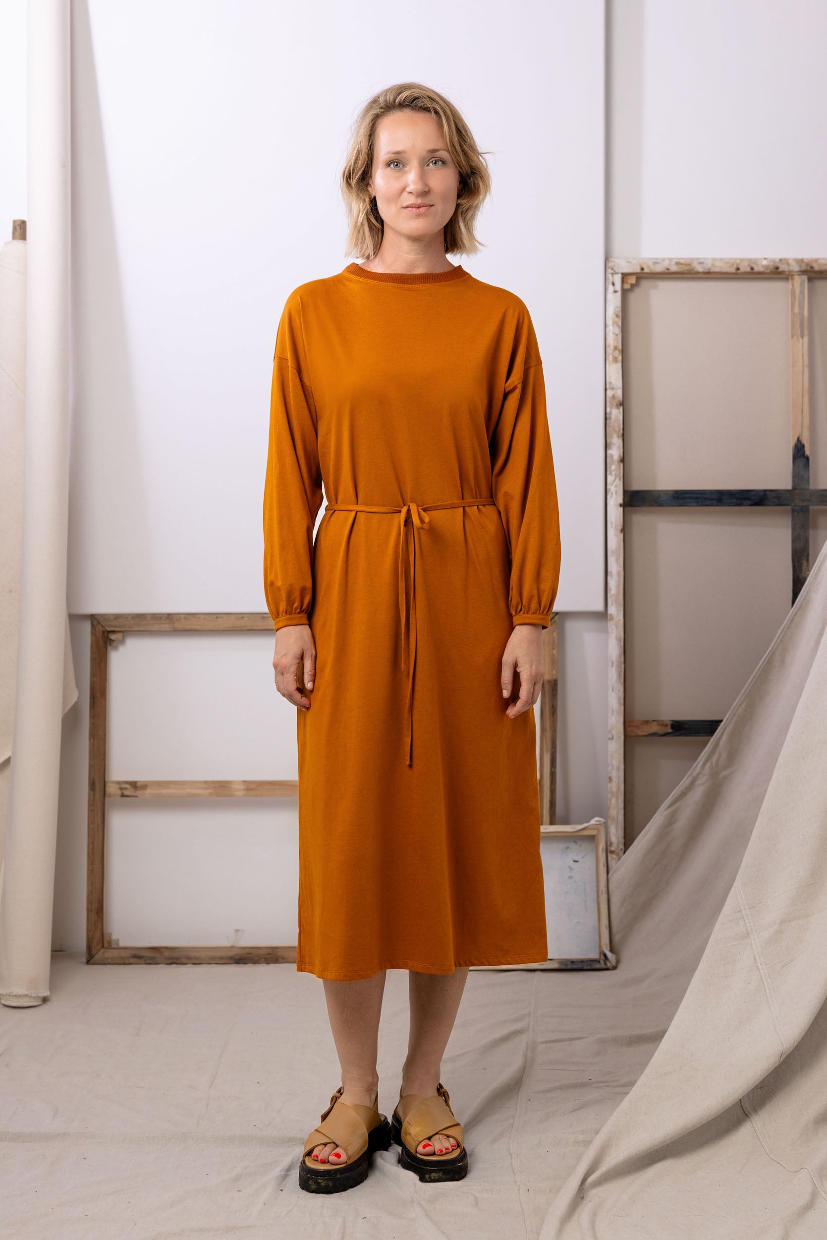 Concord Dress | Rust