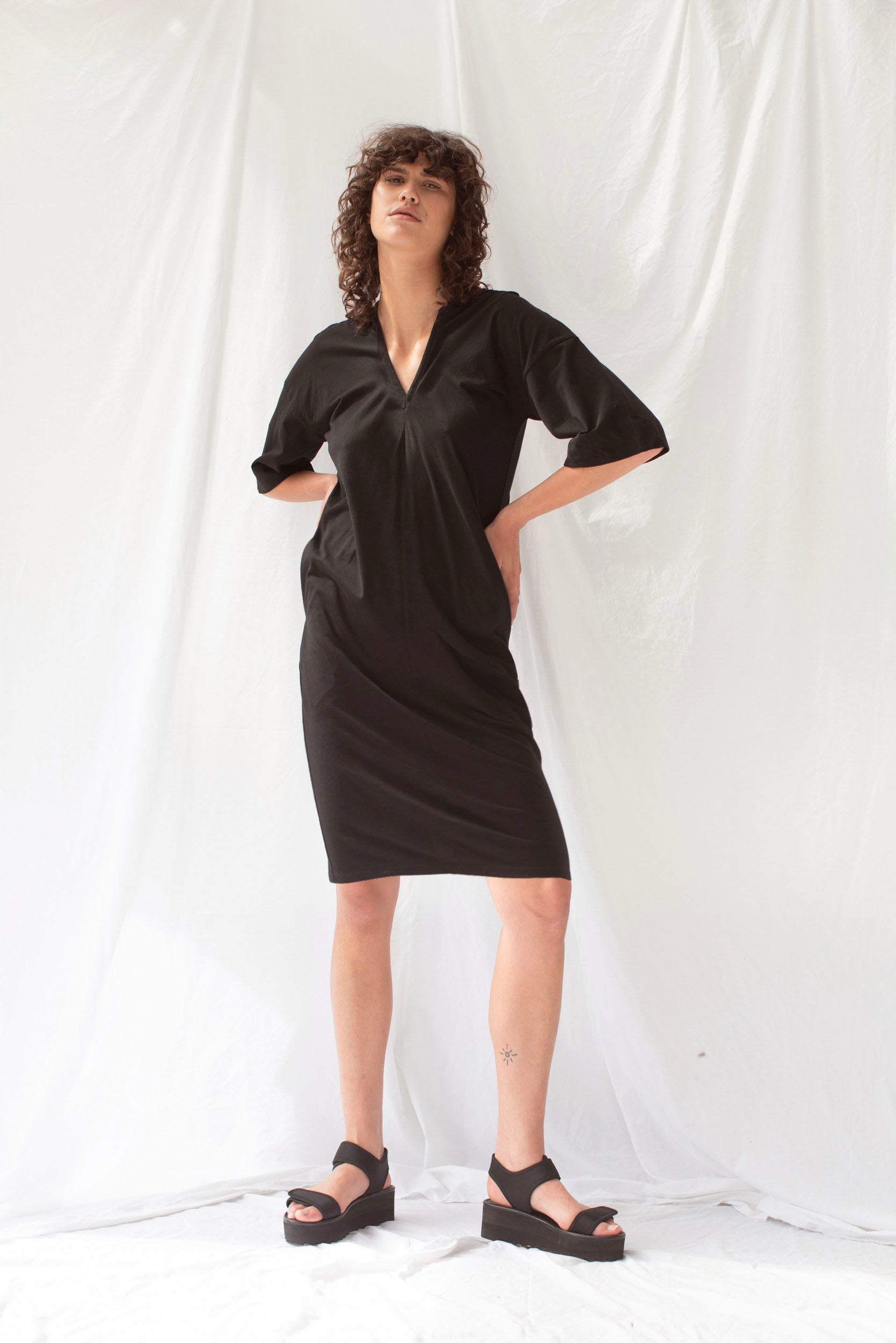 Cove Dress | Black | S - ReCreate Clothing