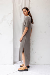 Forage Dress | Grey Sage | XL - ReCreate Clothing