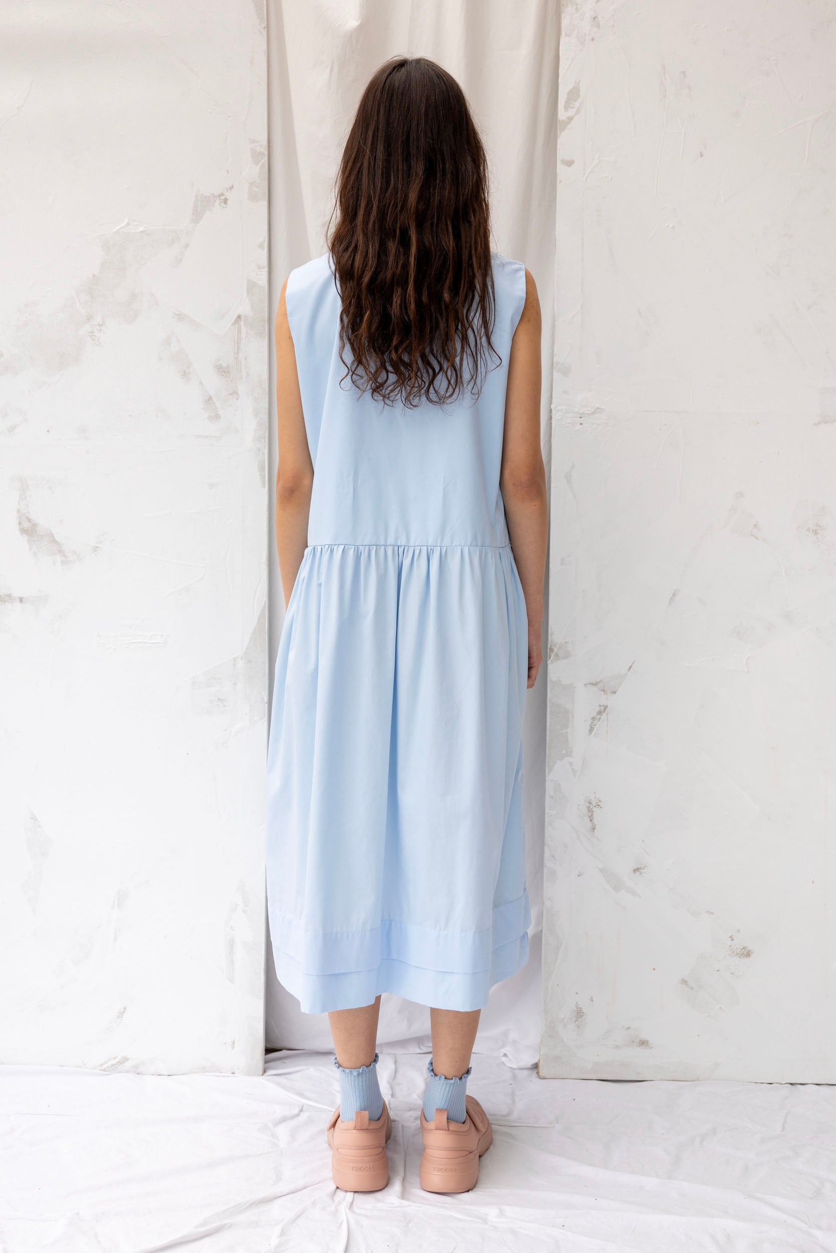 Frankie Dress | Sky Blue | M - ReCreate Clothing
