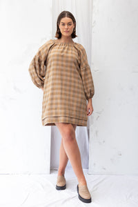 Mahina Dress | Earth Check - ReCreate Clothing